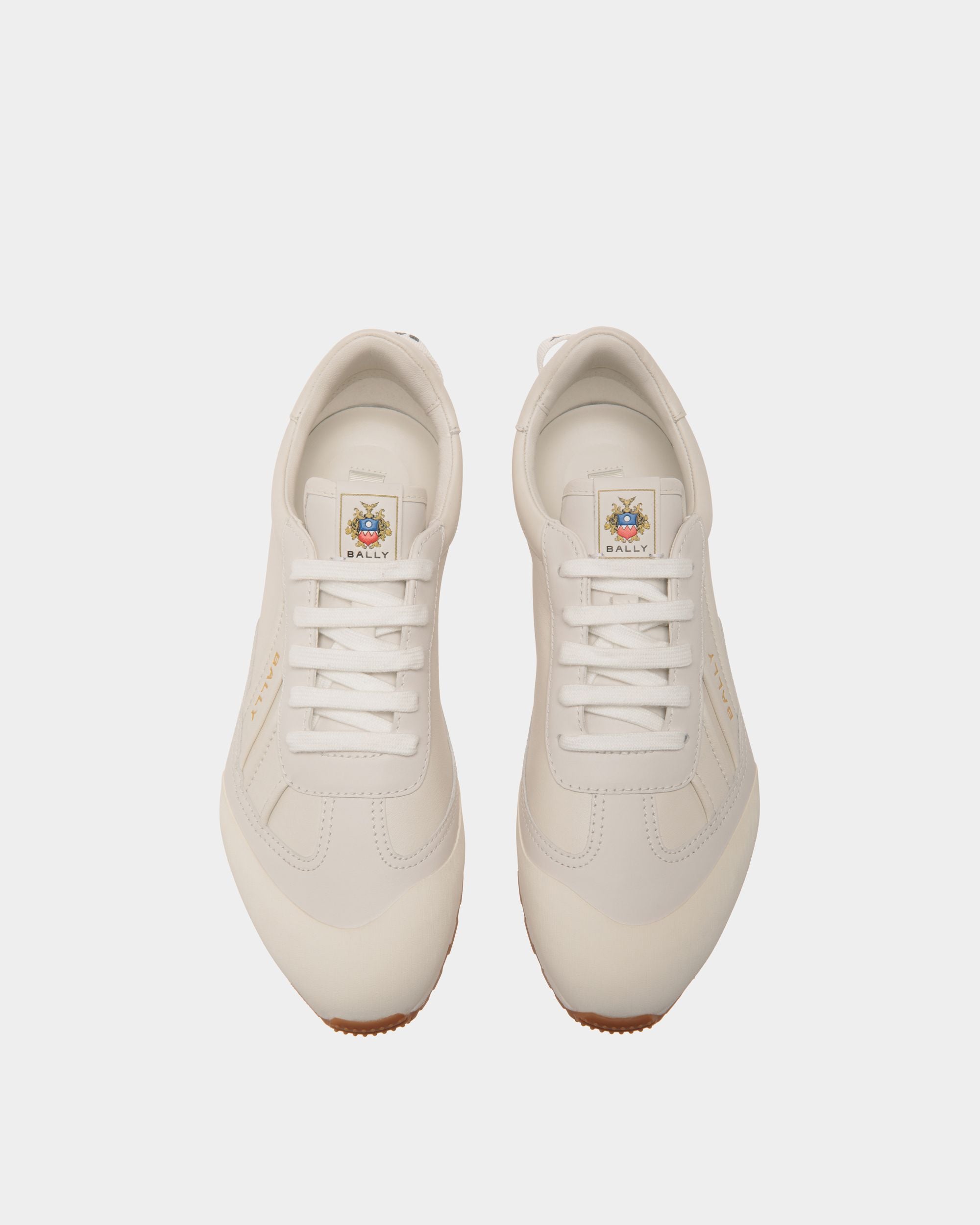 Sneaker Quarry In Pelle Bianca - Donna - Bally - 04