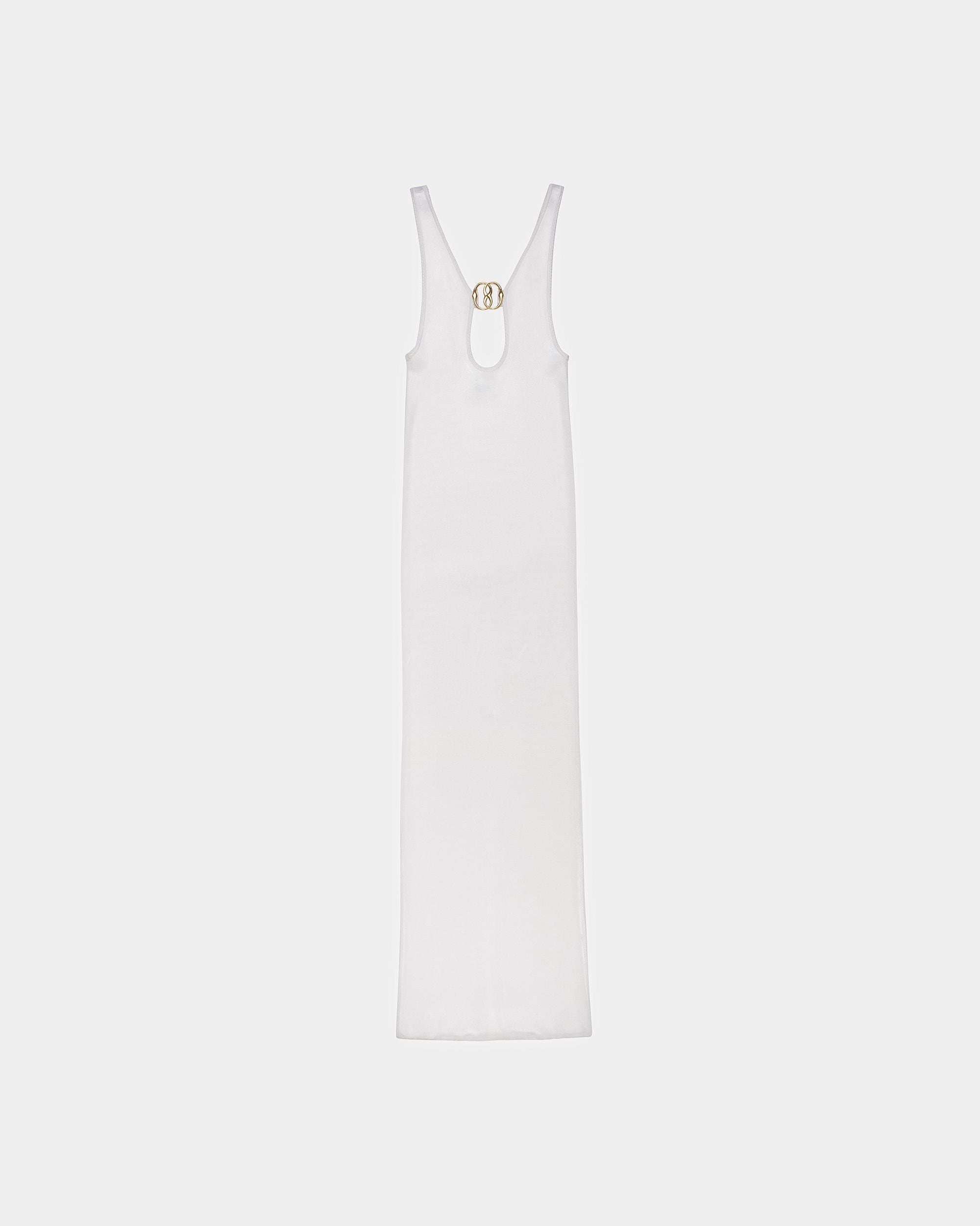 Abito Cut-Out Lavorato A Maglia In Bianco - Donna - Bally - 06