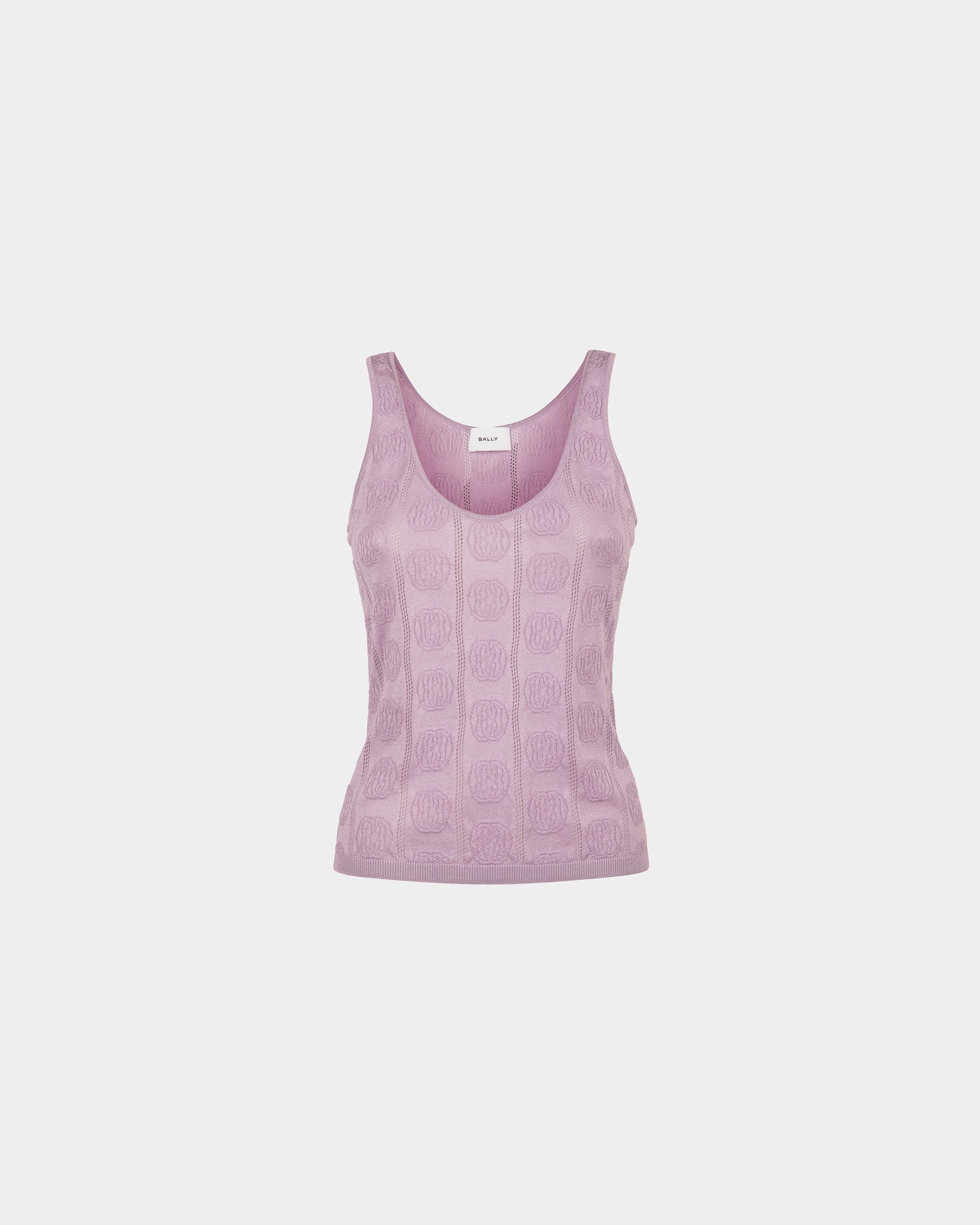 Canotta In Misto Seta Lilla - Donna - Bally - 01
