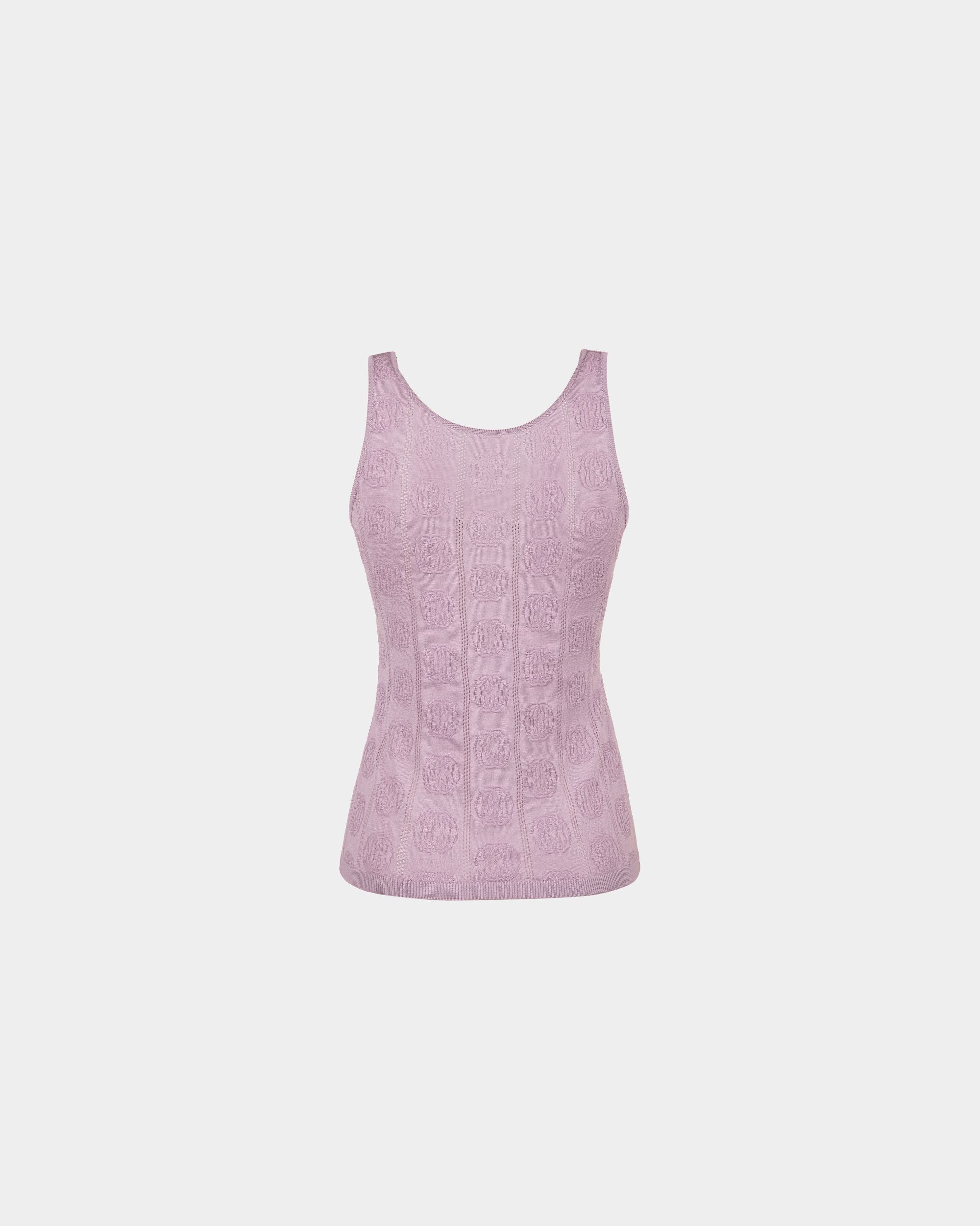 Canotta In Misto Seta Lilla - Donna - Bally - 07