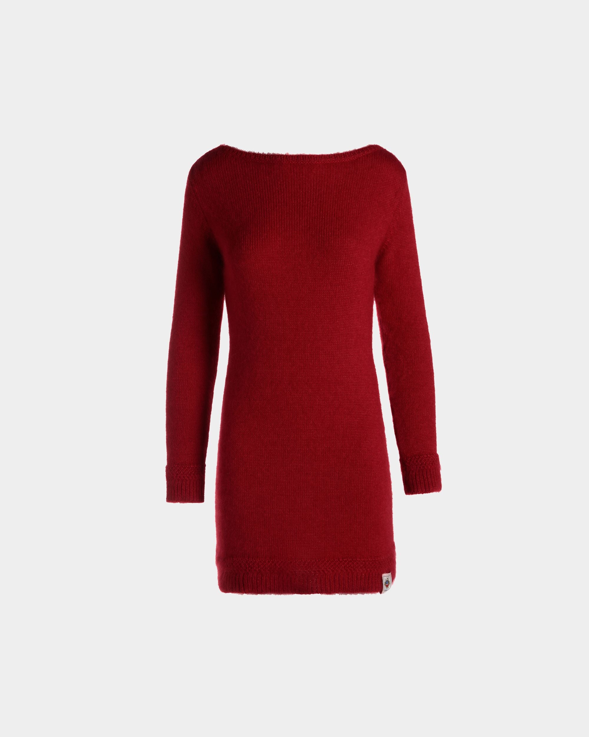 Mini Abito In Mohair E Seta Candy Red - Donna - Bally - 01