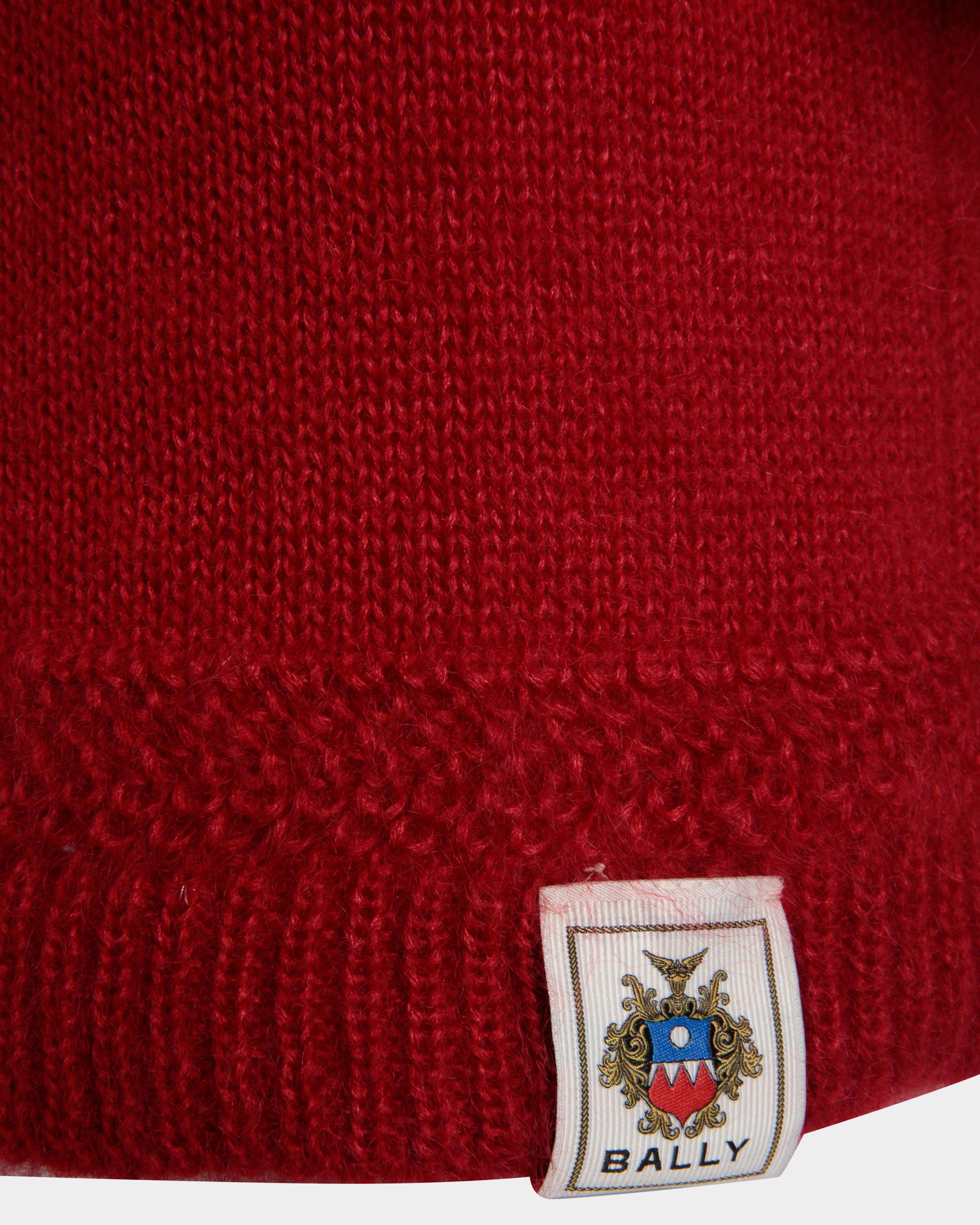Mini Abito In Mohair E Seta Candy Red - Donna - Bally - 05