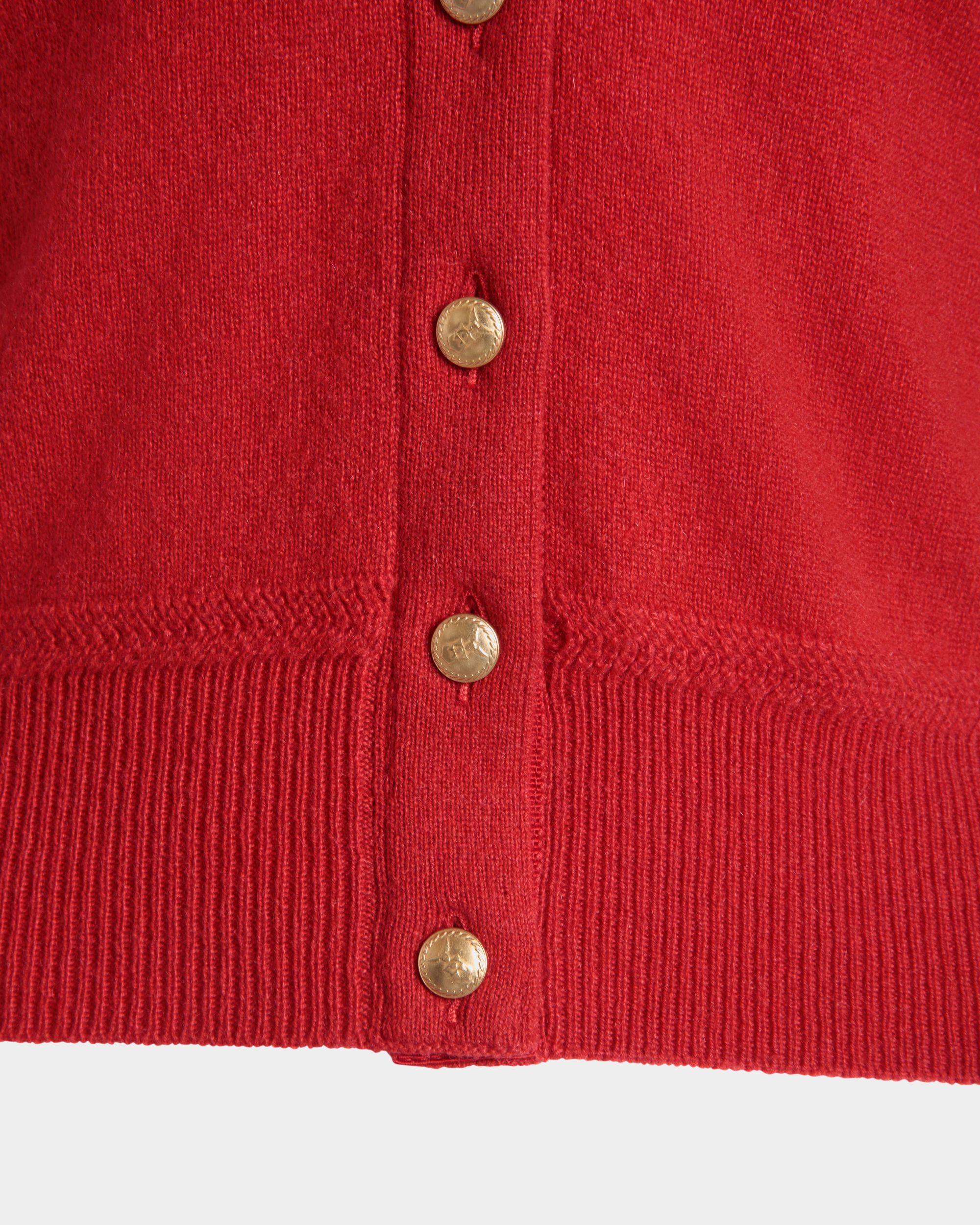 Cardigan In Cachemire Candy Red - Donna - Bally - 02