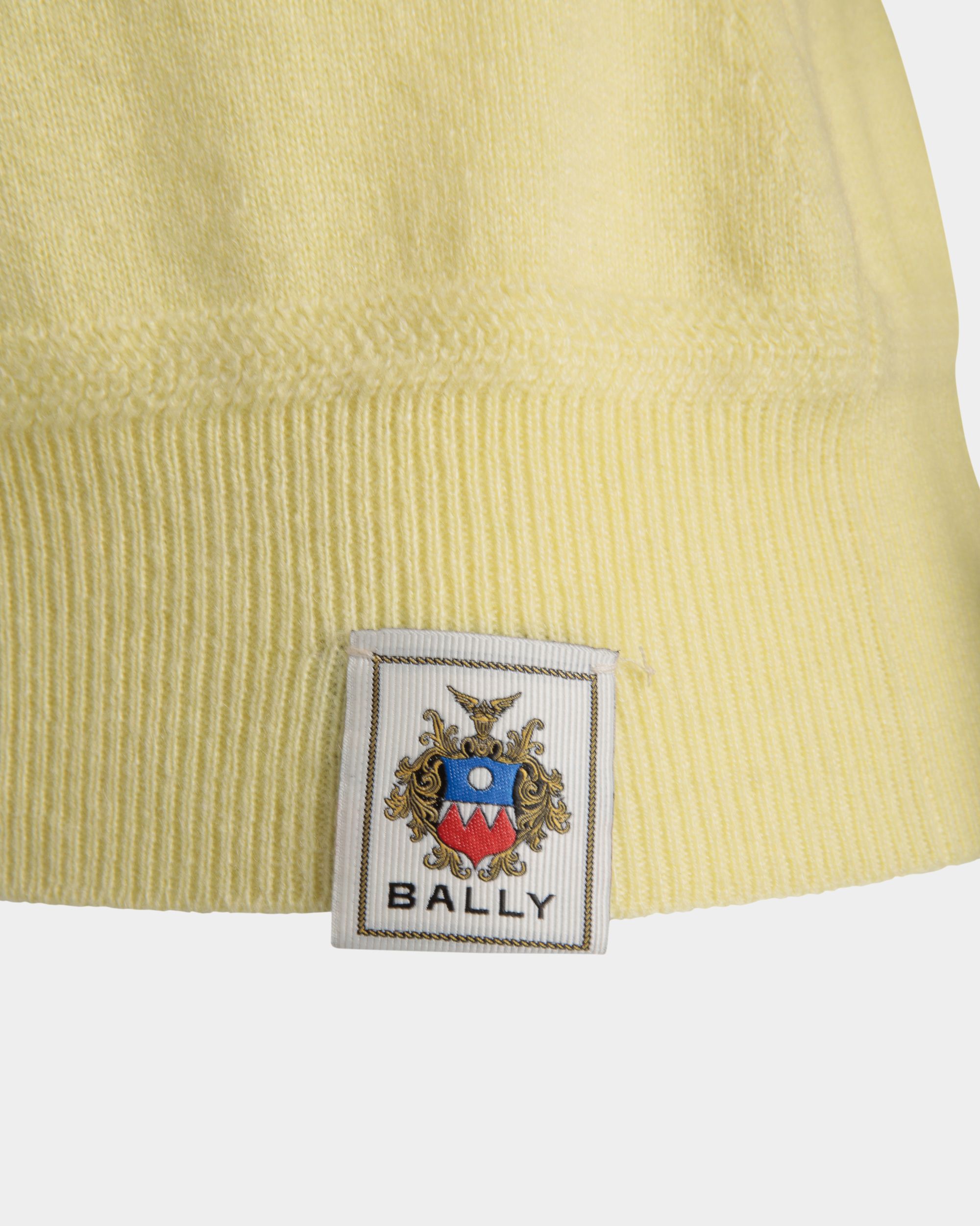 Polo In Cachemire Cream Lavorato A Maglia - Donna - Bally - 05
