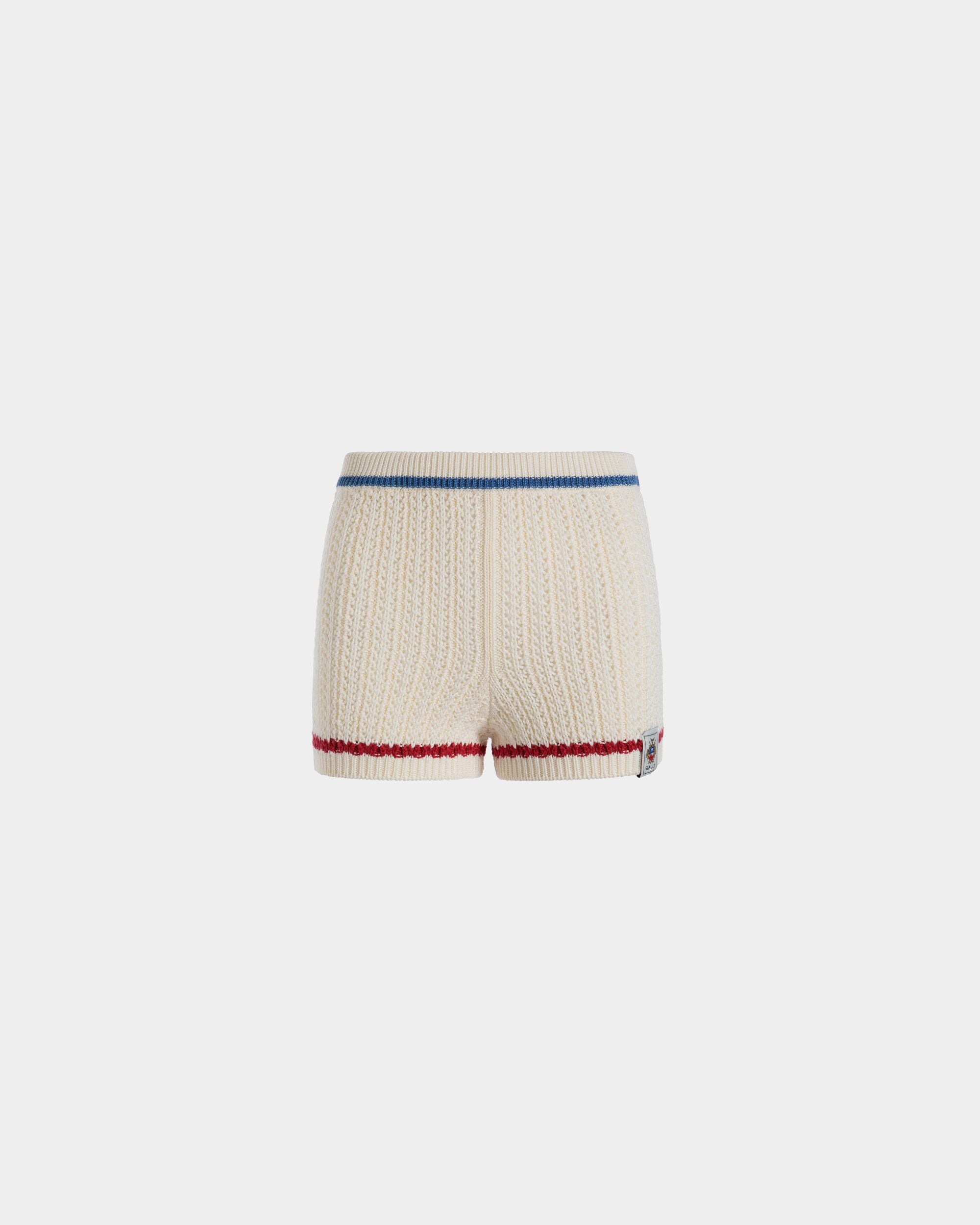 Knitwear Trousers In White Cotton - Donna - Bally - 01