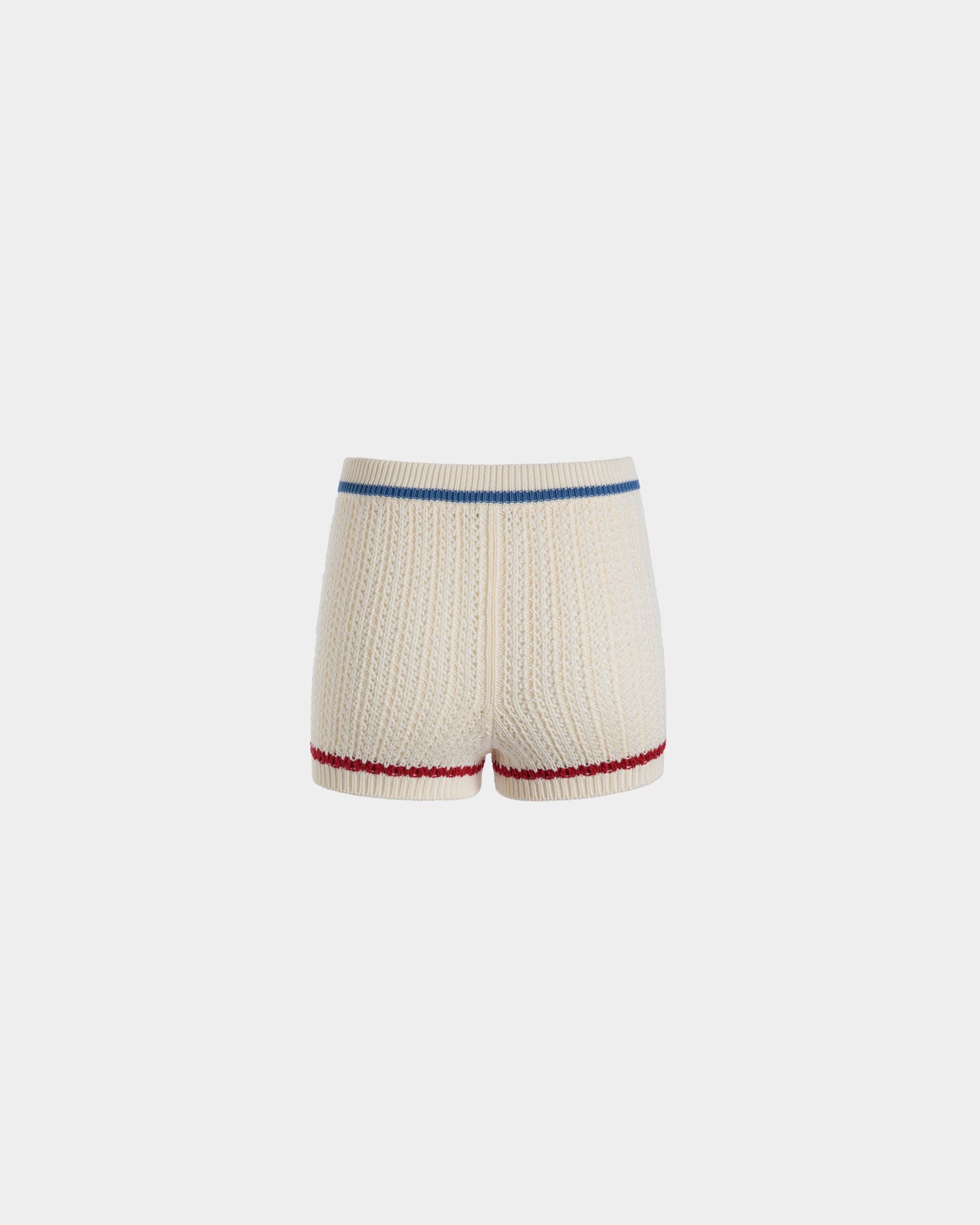 Knitwear Trousers In White Cotton - Donna - Bally - 03