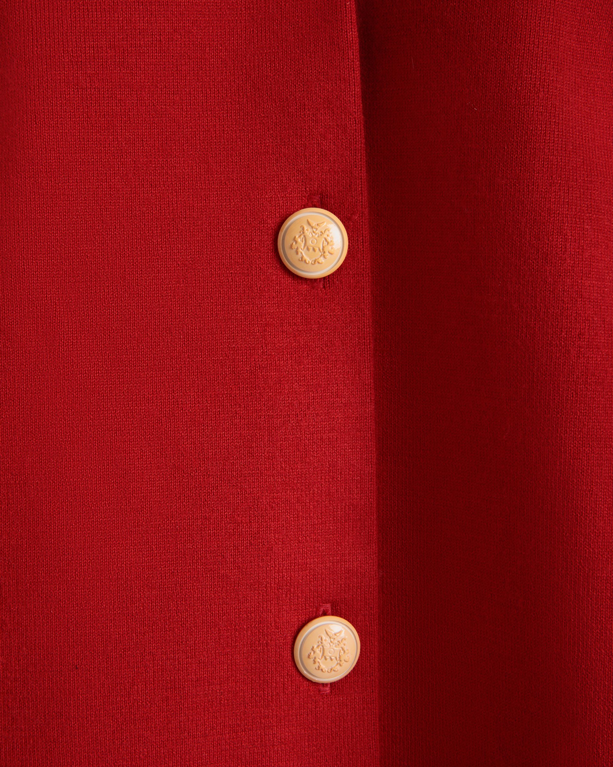 Cardigan In Misto Lana E Seta Rosso - Donna - Bally - 04