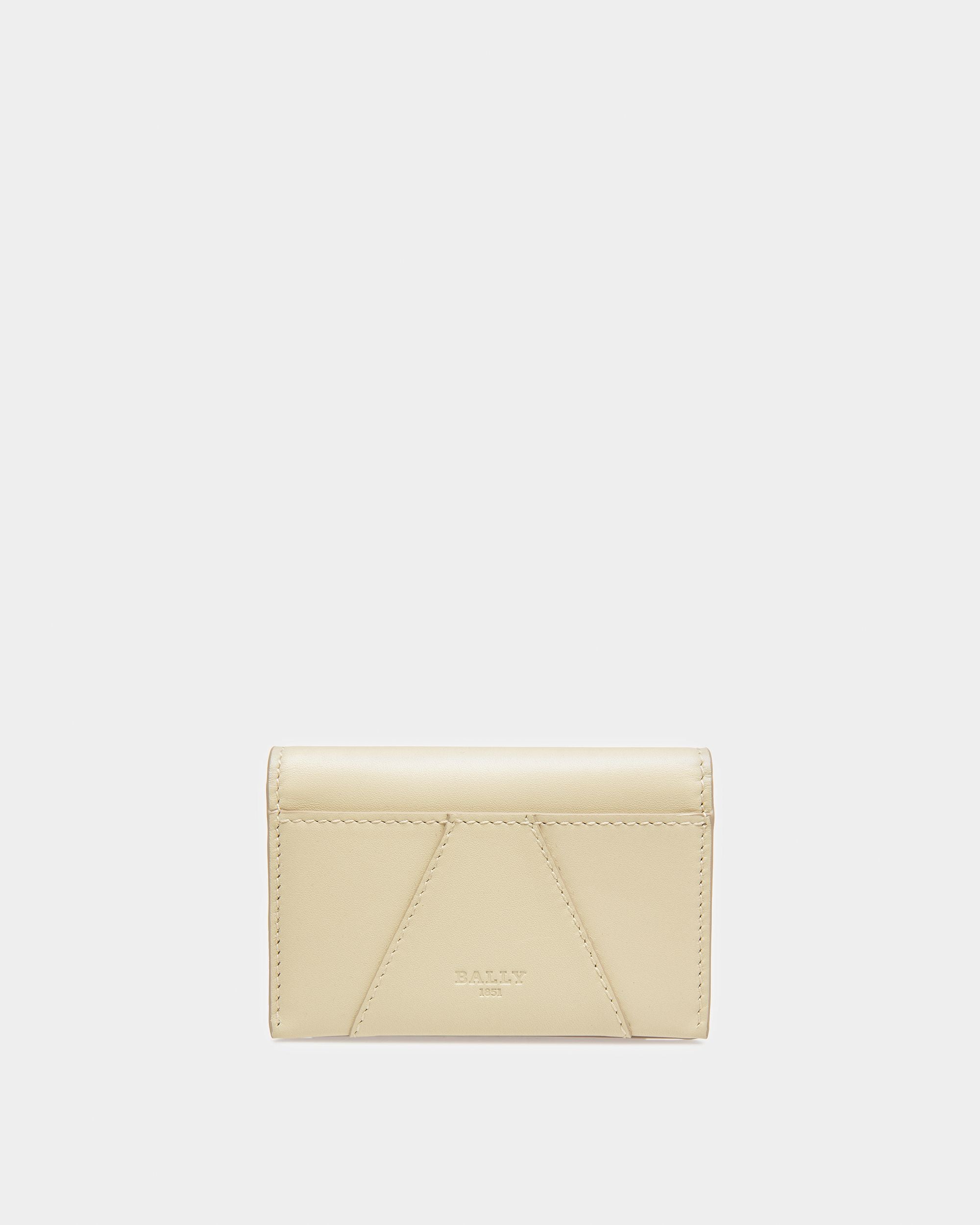 Annye Portacarte In Pelle Beige Scuro - Donna - Bally - 01