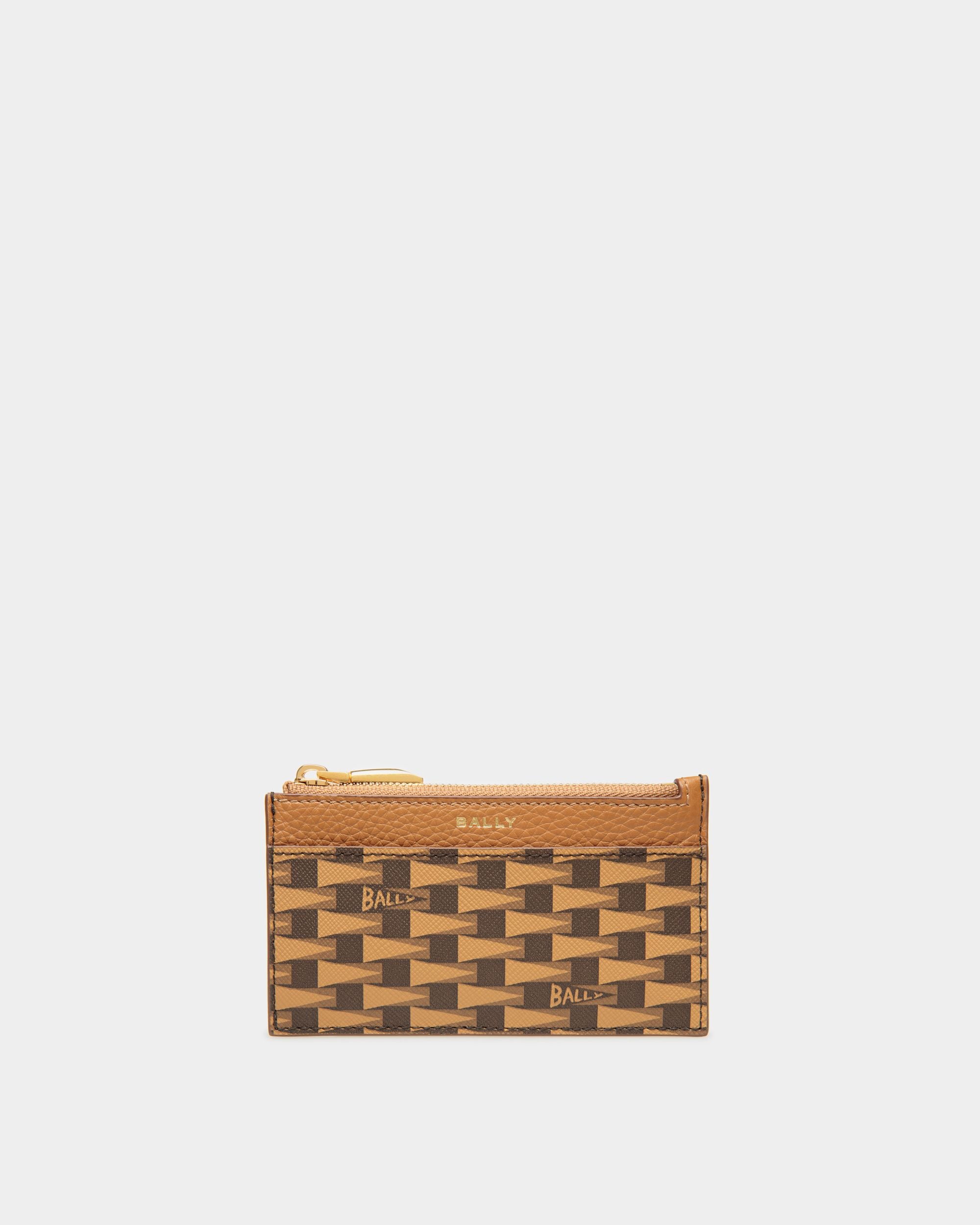 Portacarte Pennant In Tpu Ocra - Donna - Bally - 01