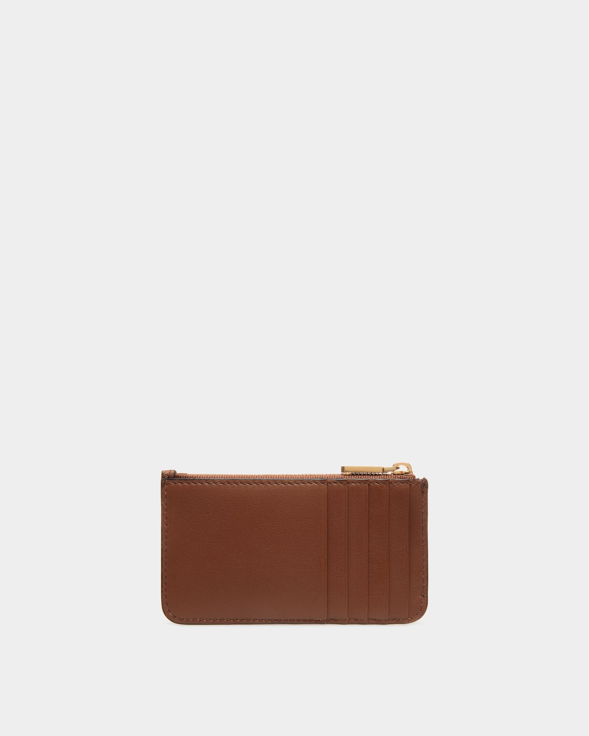 Portacarte Con Zip Code In Pelle Marrone - Donna - Bally - 02