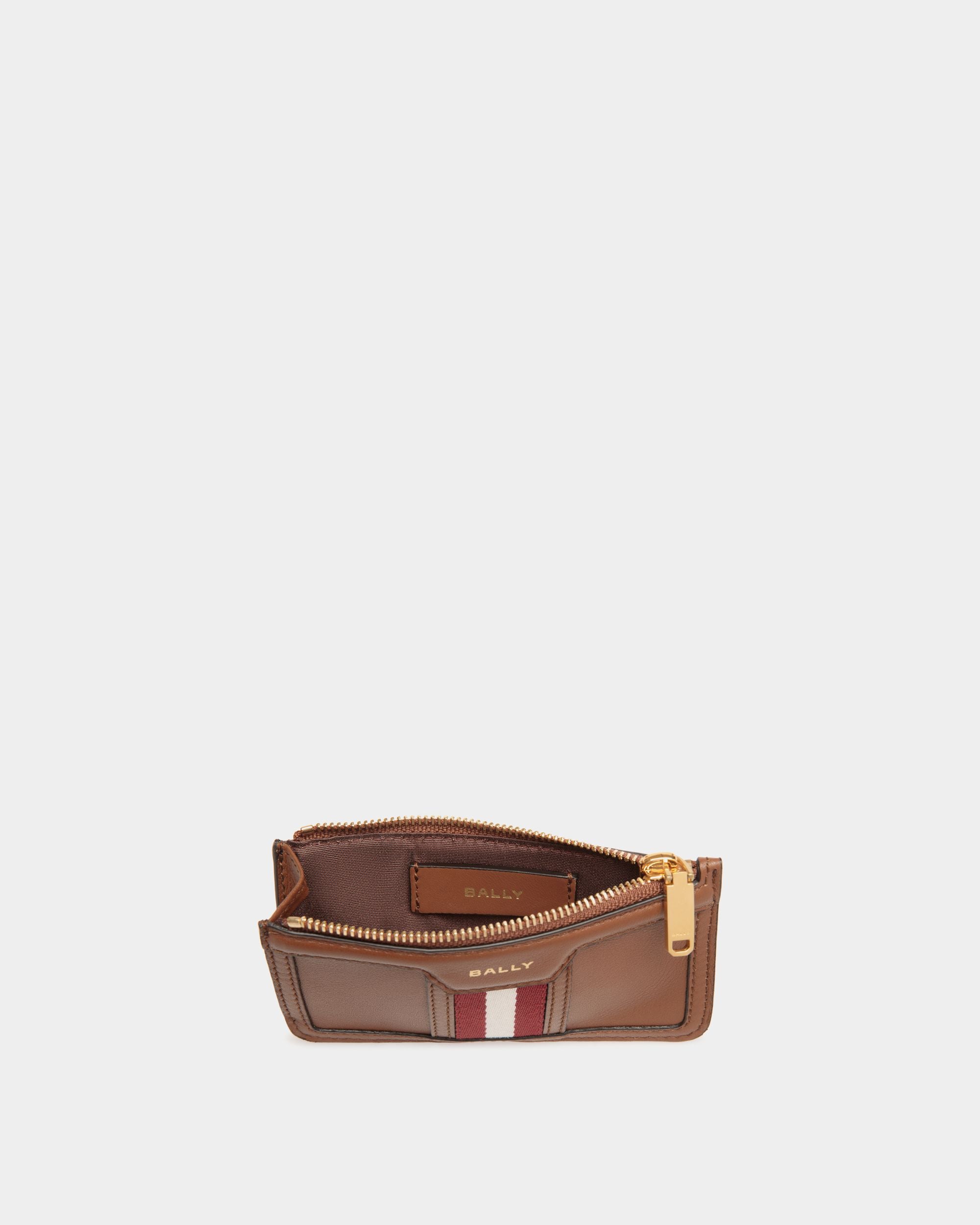 Portacarte Con Zip Code In Pelle Marrone - Donna - Bally - 03