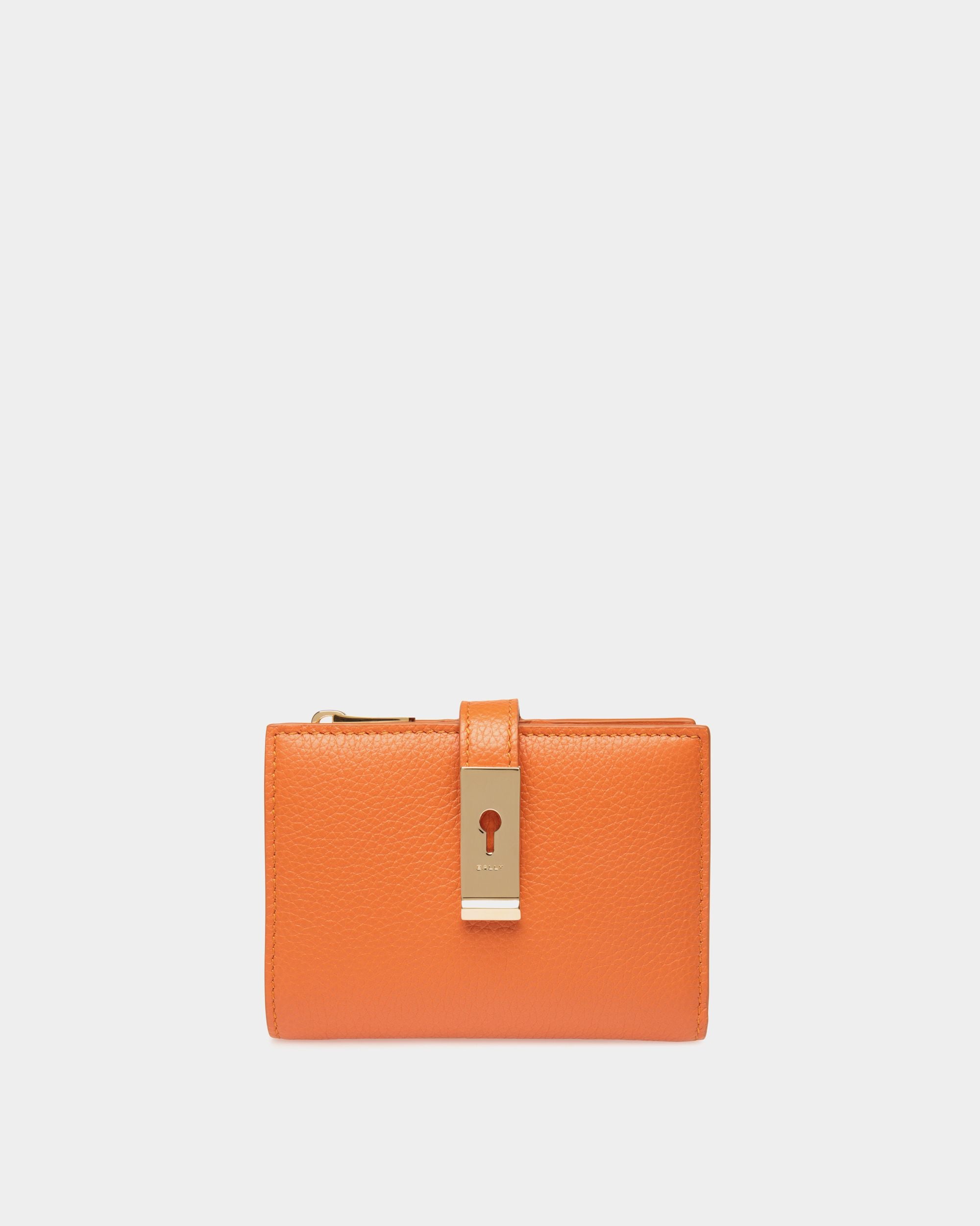 Portafoglio Lock Me In Pelle Granata Koi Orange - Donna - Bally - 01