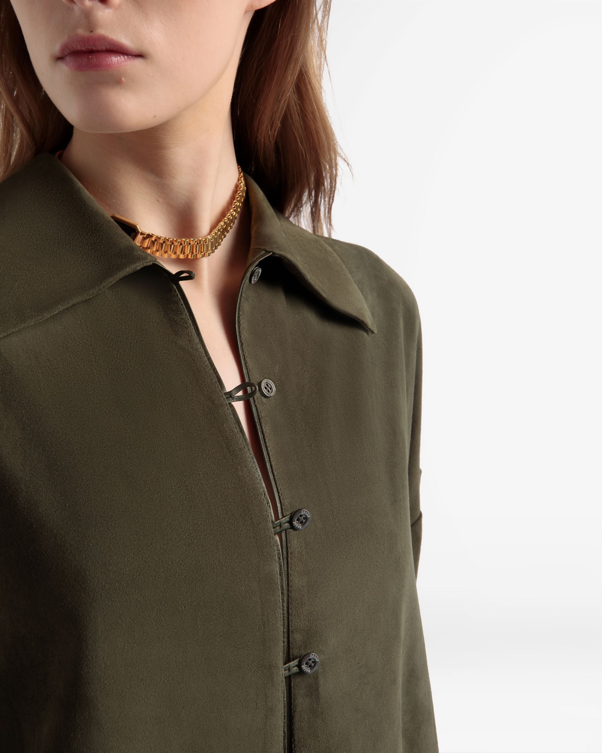 Camicia In Pelle Oversize - Donna - Bally - 03