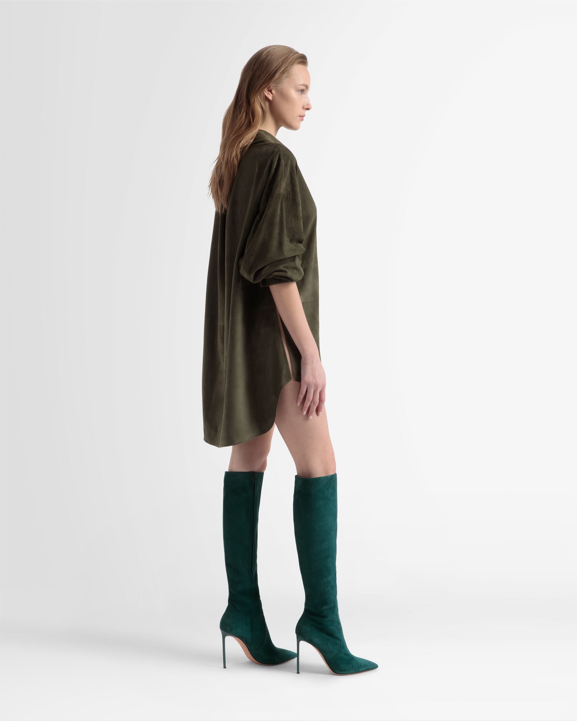 Camicia In Pelle Oversize - Donna - Bally - 04