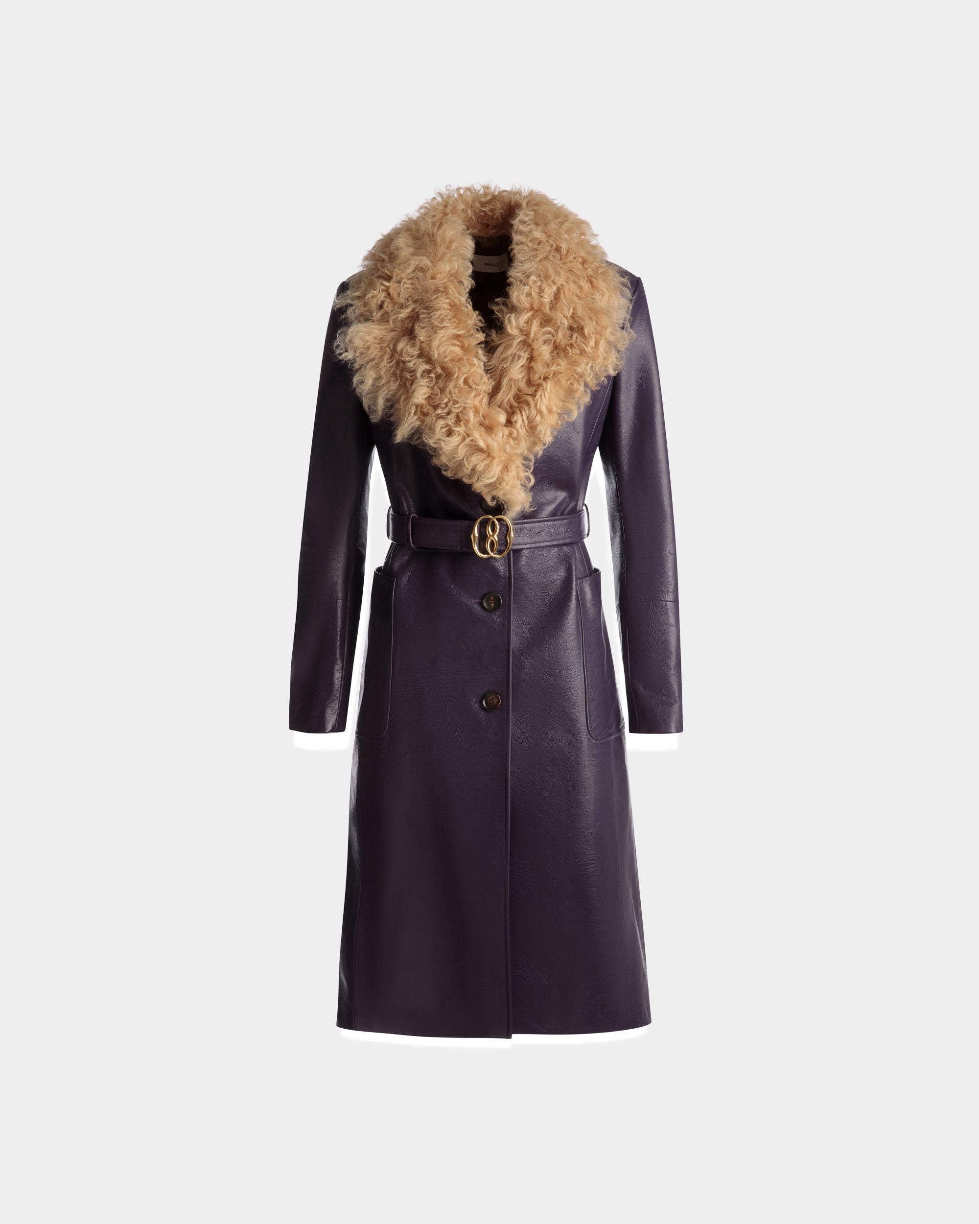 Cappotto Con Collo In Pelliccia - Donna - Bally - 01