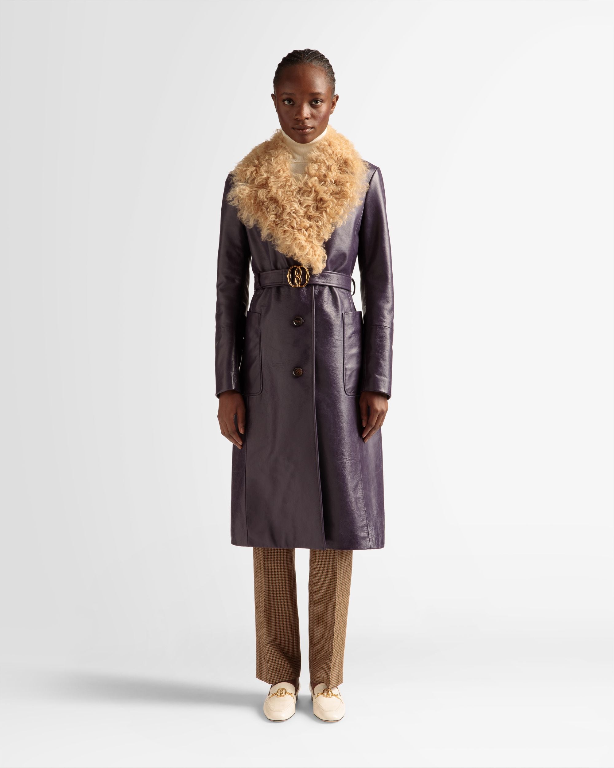 Cappotto Con Collo In Pelliccia - Donna - Bally - 02