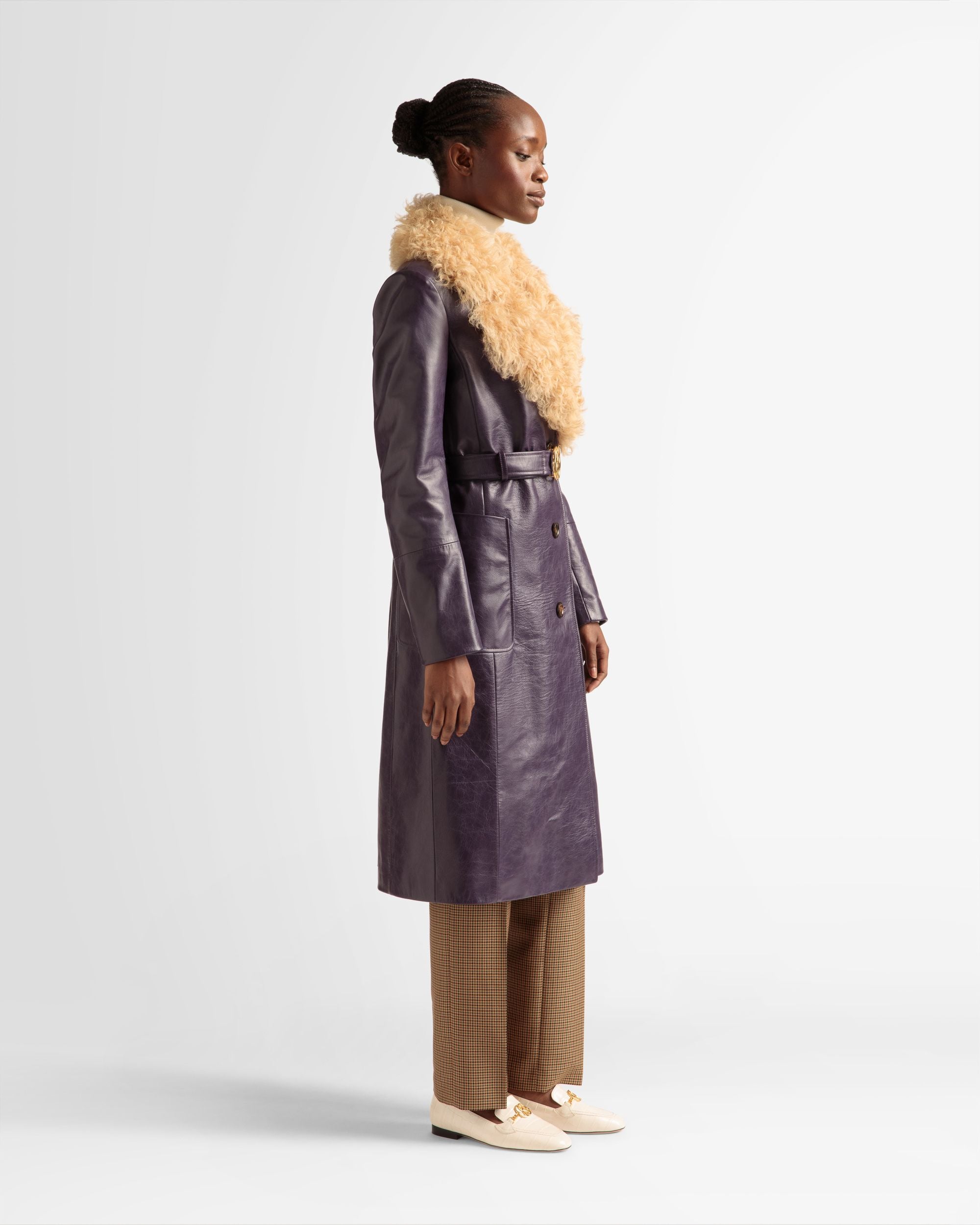 Cappotto Con Collo In Pelliccia - Donna - Bally - 05