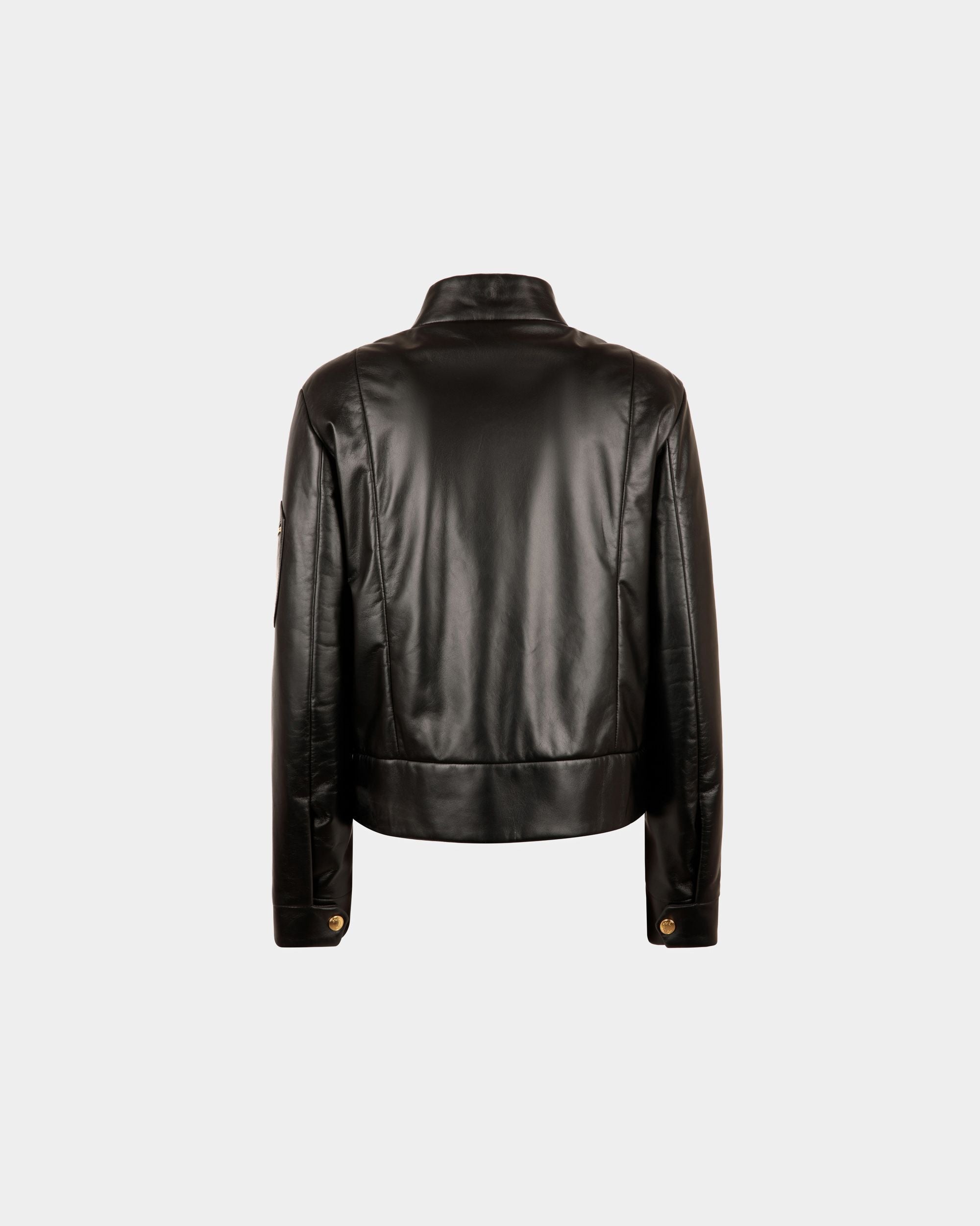 Giacca In Pelle Nera - Donna - Bally - 07