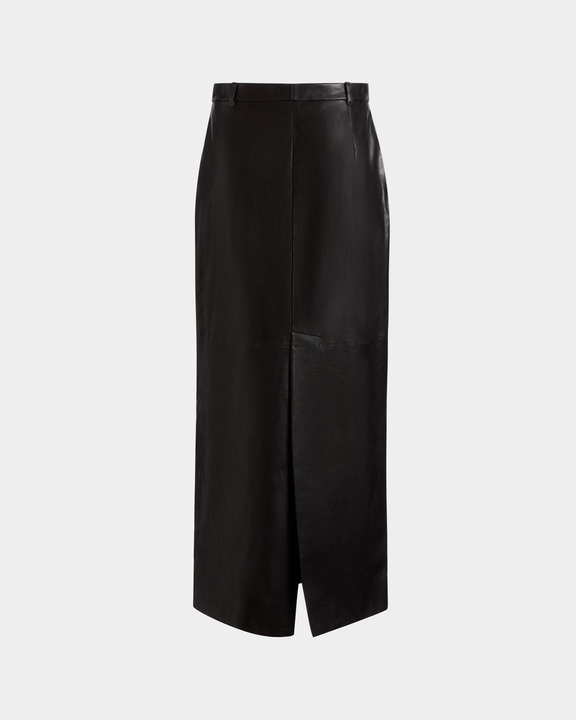 Gonna Lunga In Pelle Nera - Donna - Bally - 07