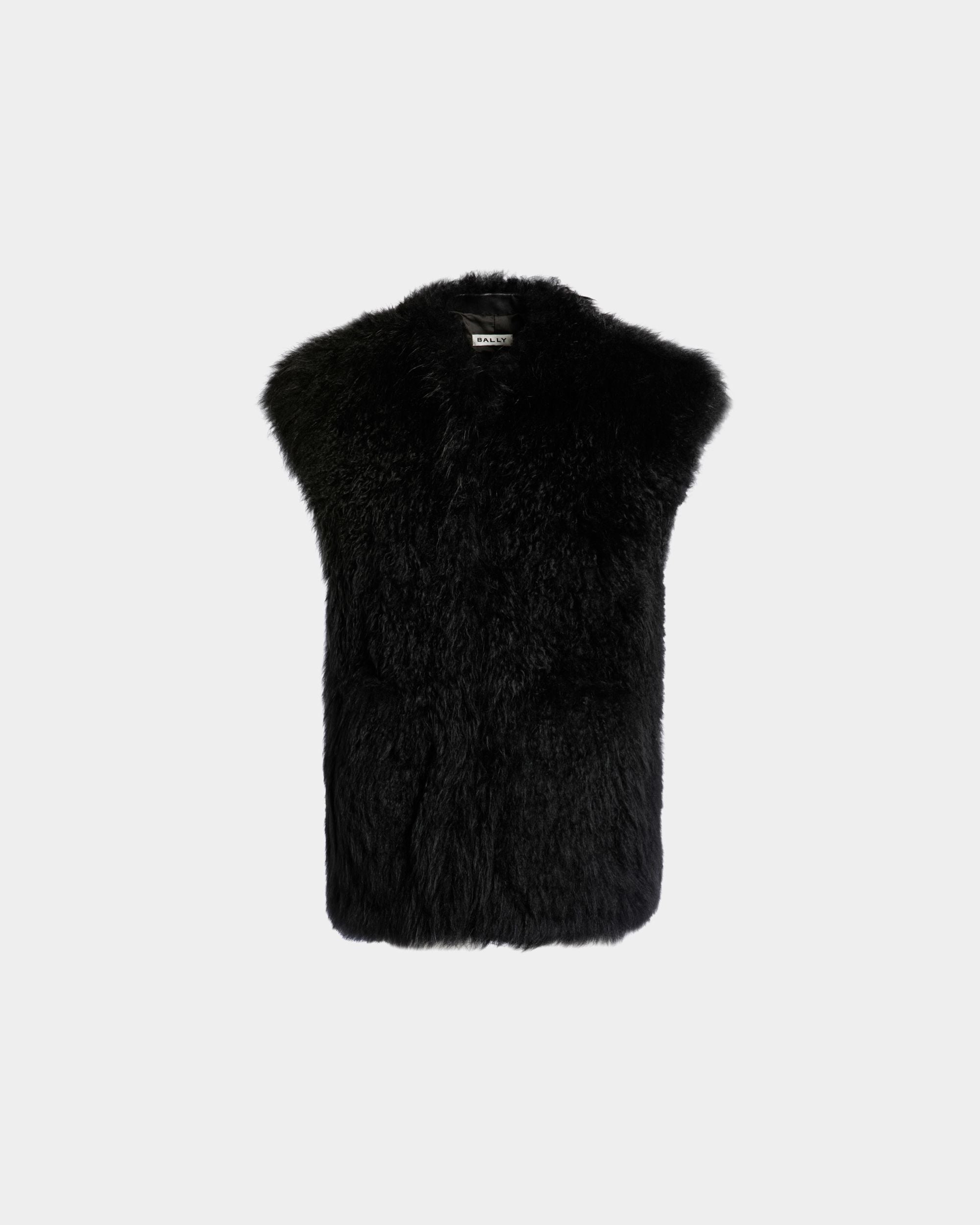 Gilet Winter Capsule In Shearling Nero - Donna - Bally - 01