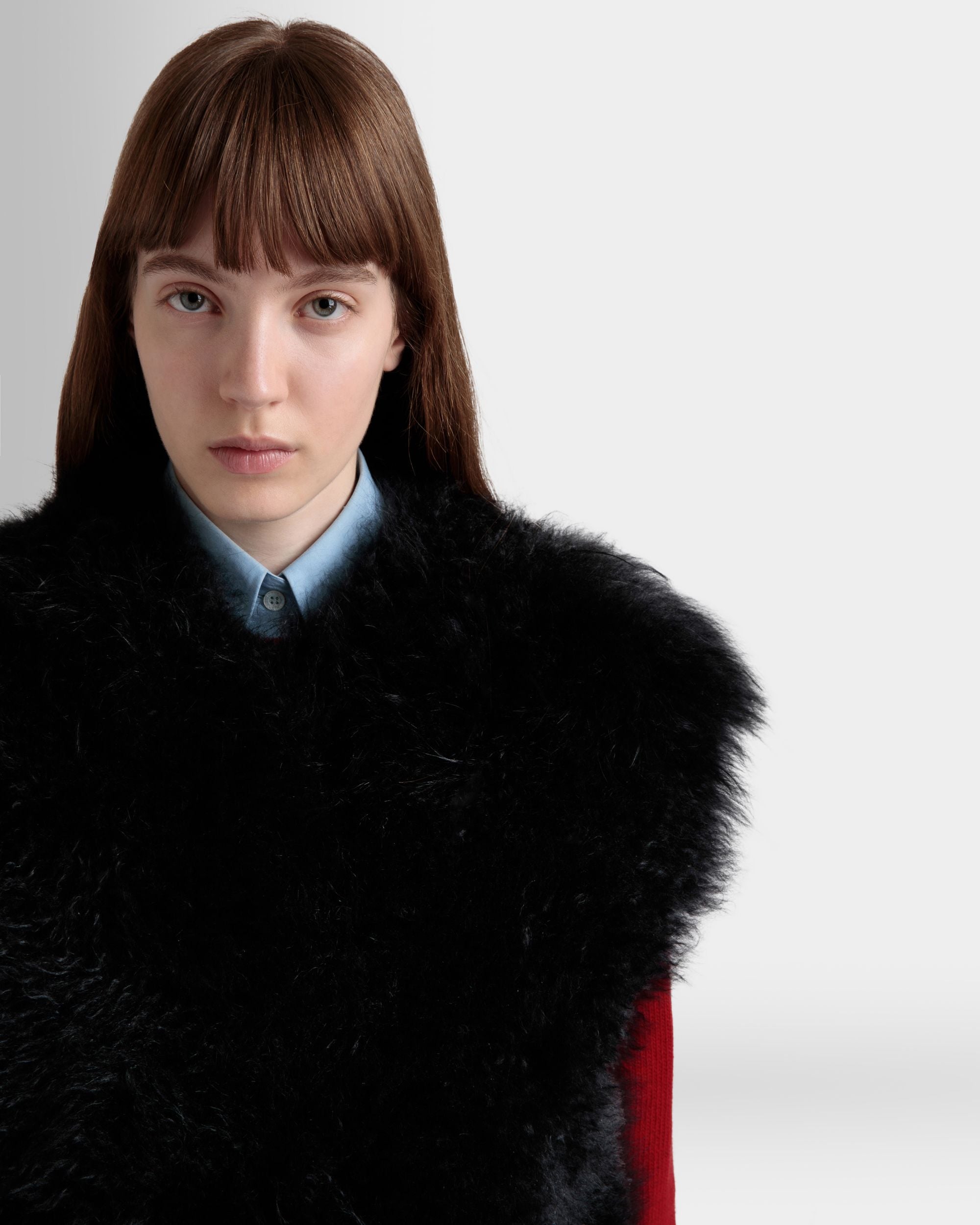 Gilet Winter Capsule In Shearling Nero - Donna - Bally - 03