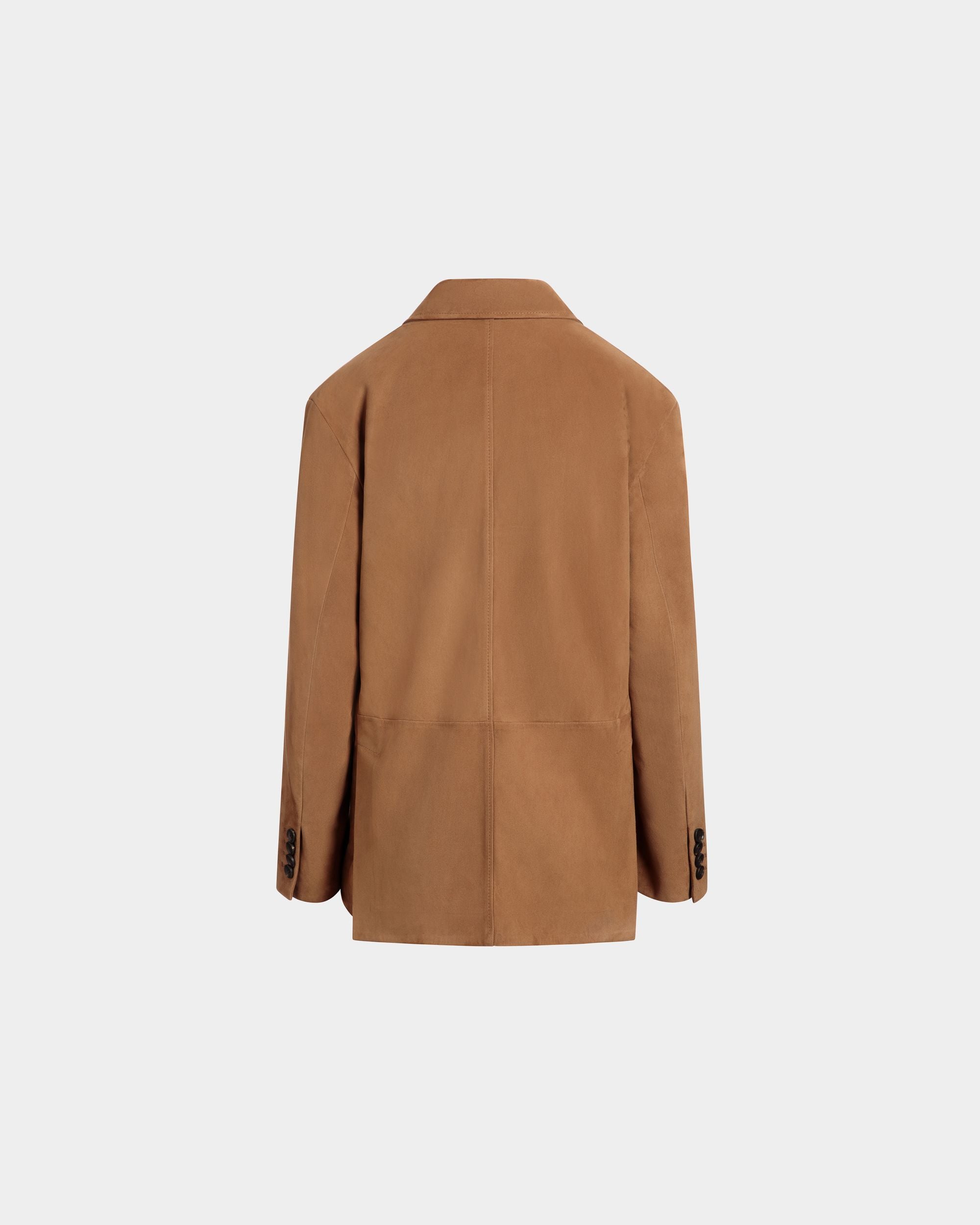 Blazer In Pelle Scamosciata Marrone - Donna - Bally - 07