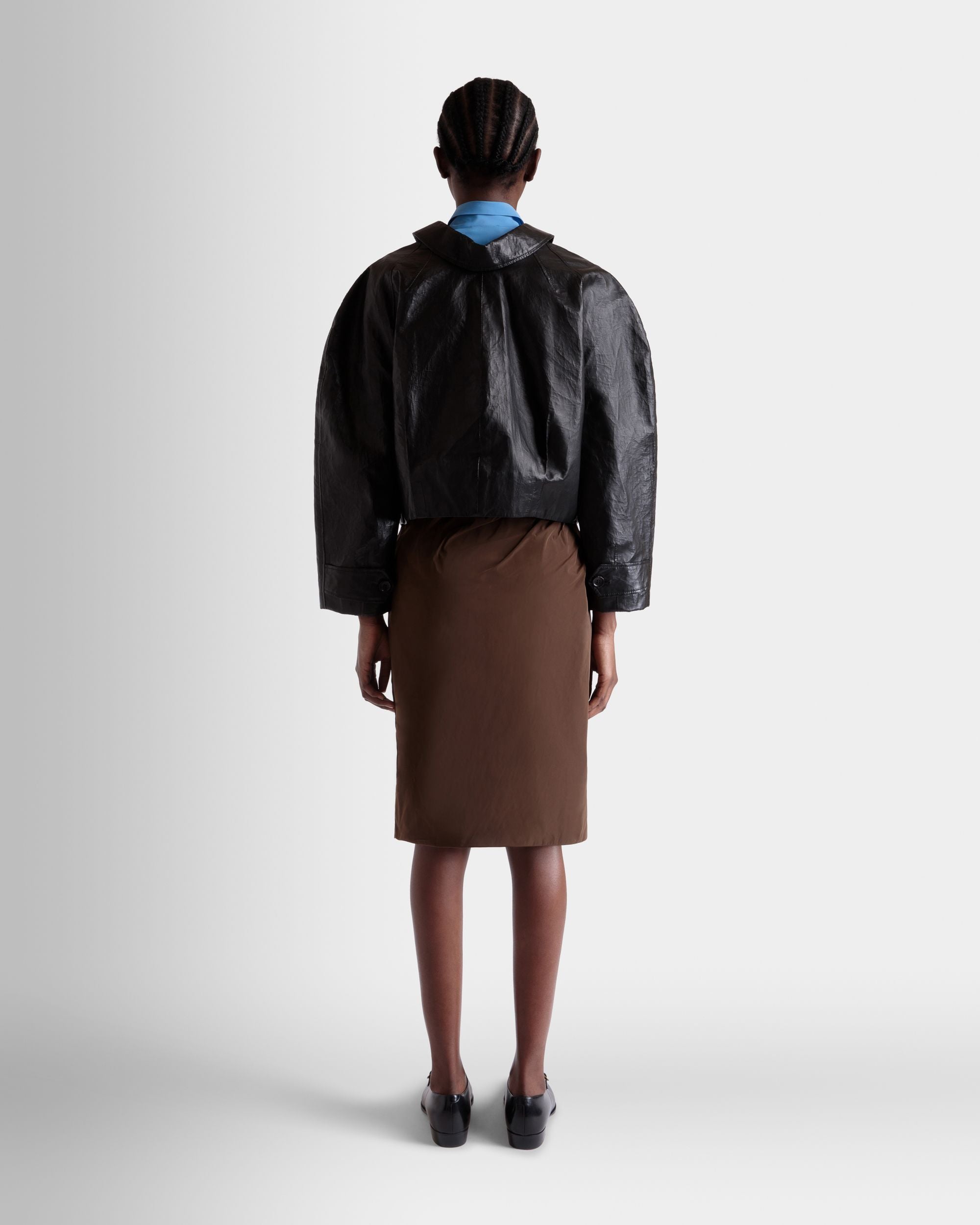 Giubbotto In Pelle Nera - Donna - Bally - 05