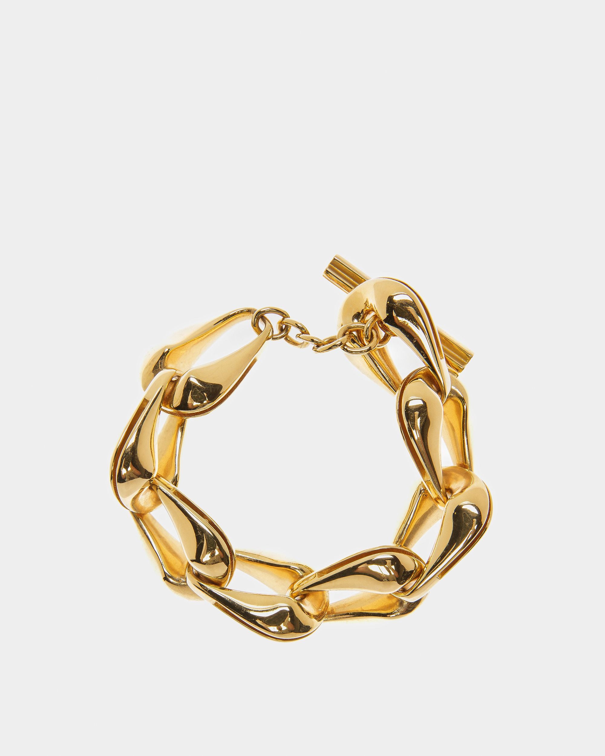 Bracciale A Catena Chunky In Oro Giallo - Donna - Bally - 01