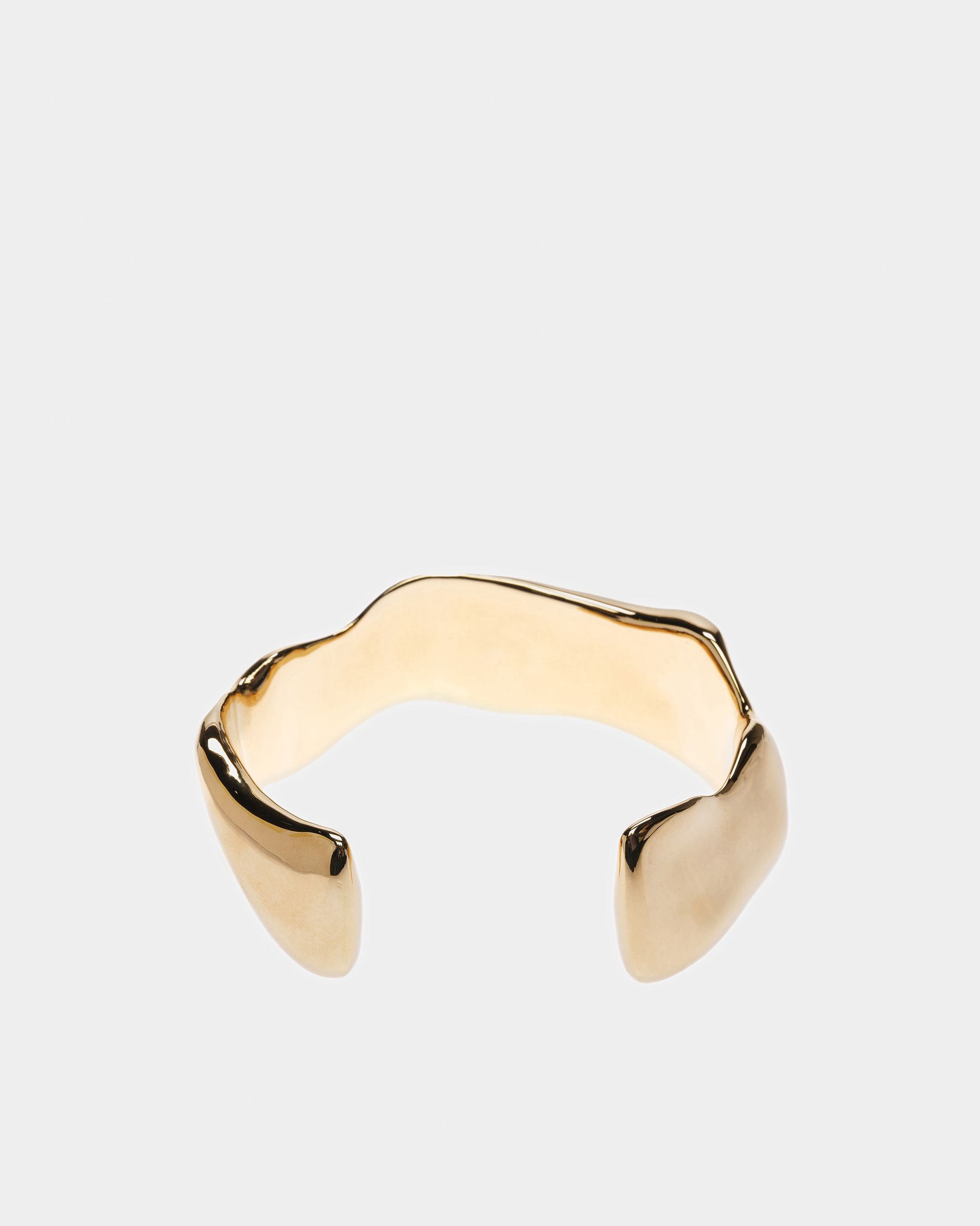 Bracciale Rigido A Polsiera Chunky In Oro Giallo - Donna - Bally - 03