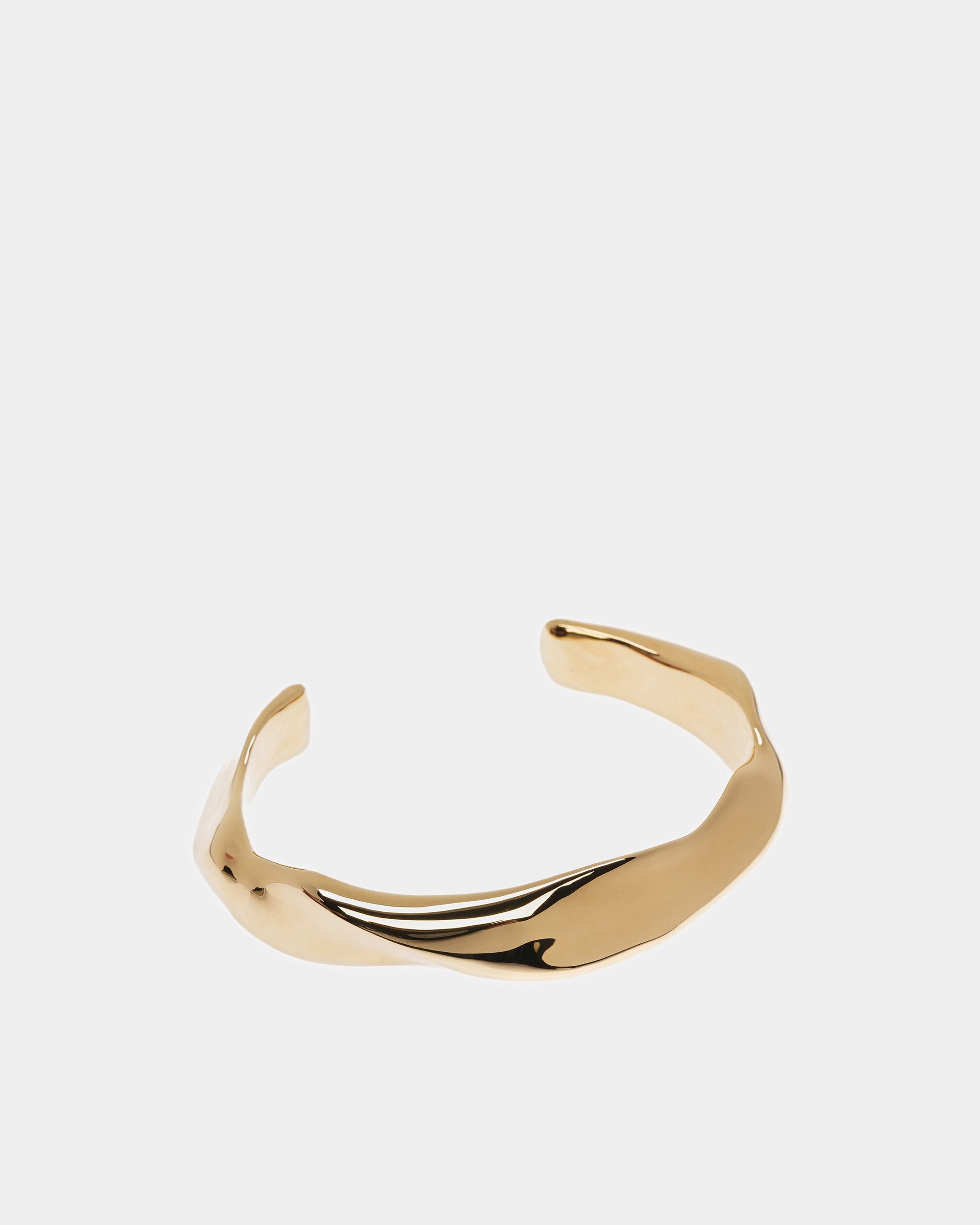 Bracciale Rigido A Polsiera In Oro Giallo - Donna - Bally - 01