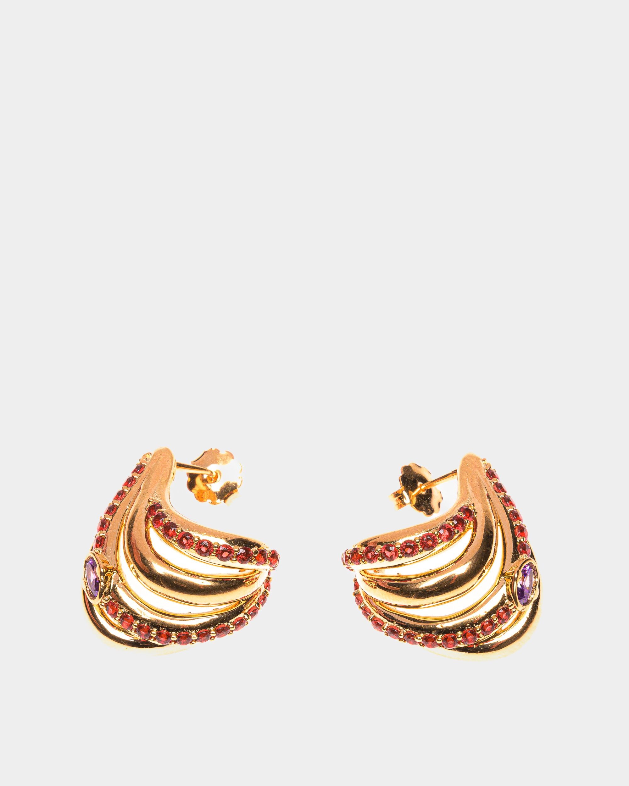 Orecchini Evening In Ottone Dorato - Donna - Bally - 01