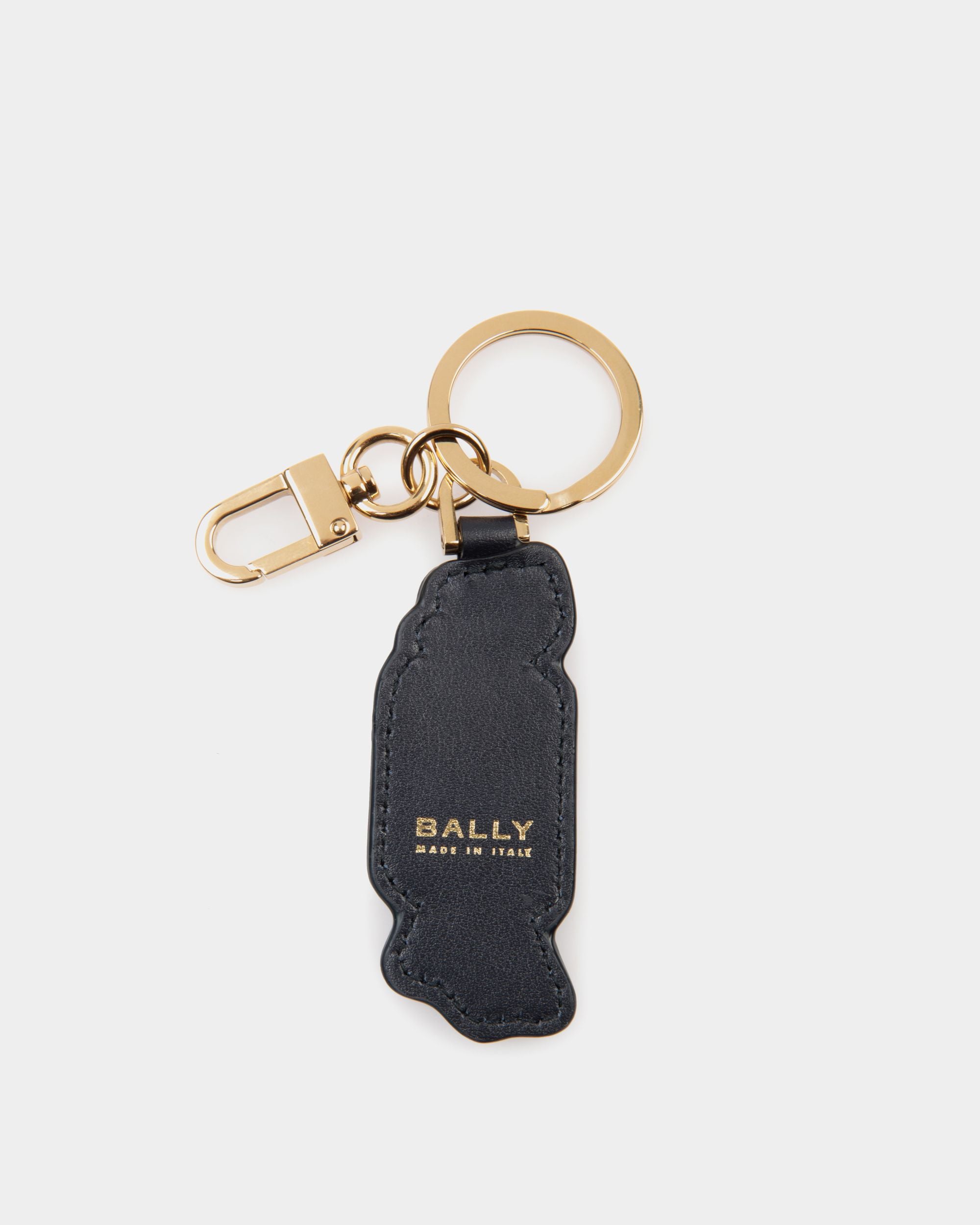 Unda Keychain In Choco-Candy Print Leather - Donna - Bally - 02