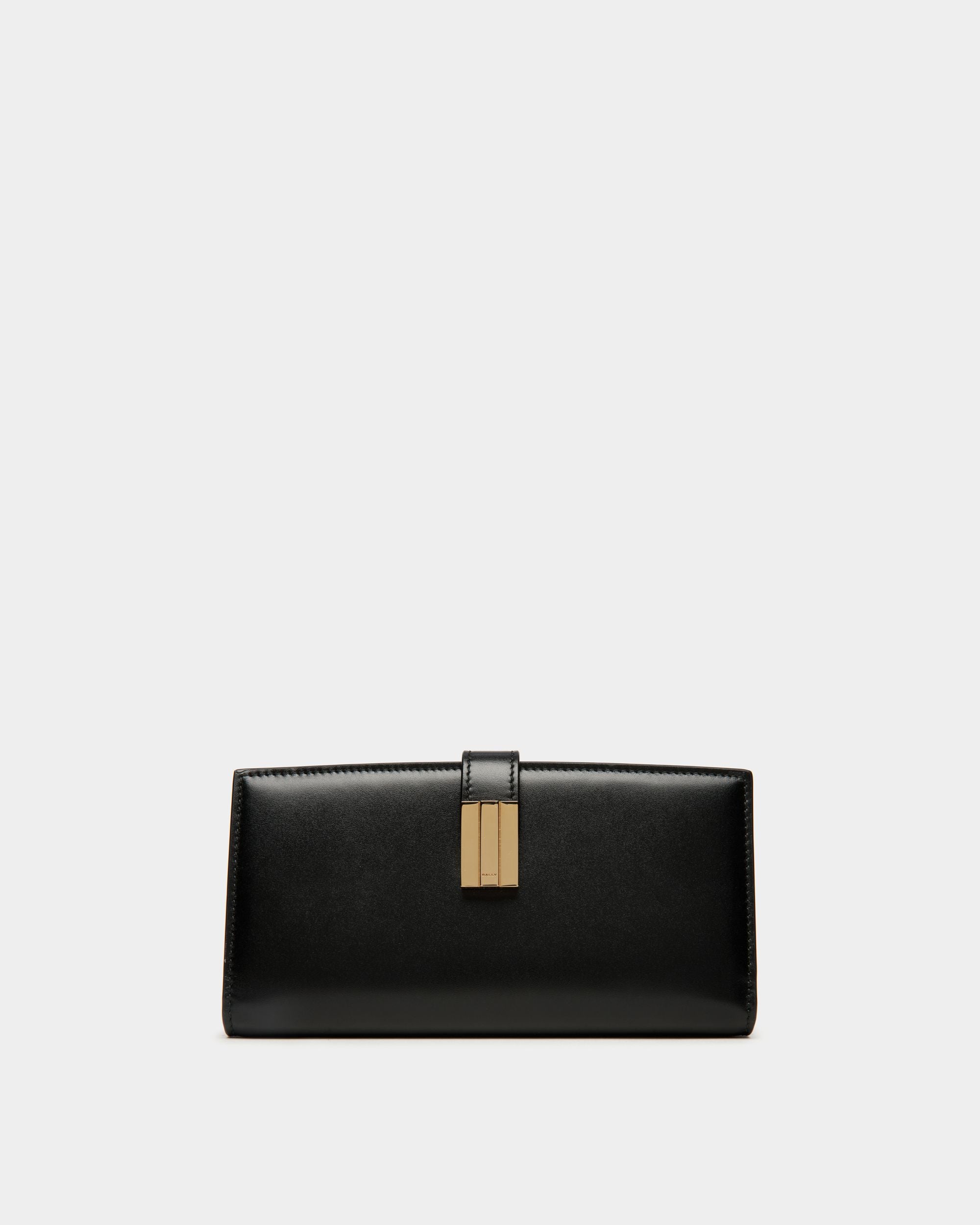 Portafoglio Lungo Ollam In Pelle Nera - Donna - Bally - 01