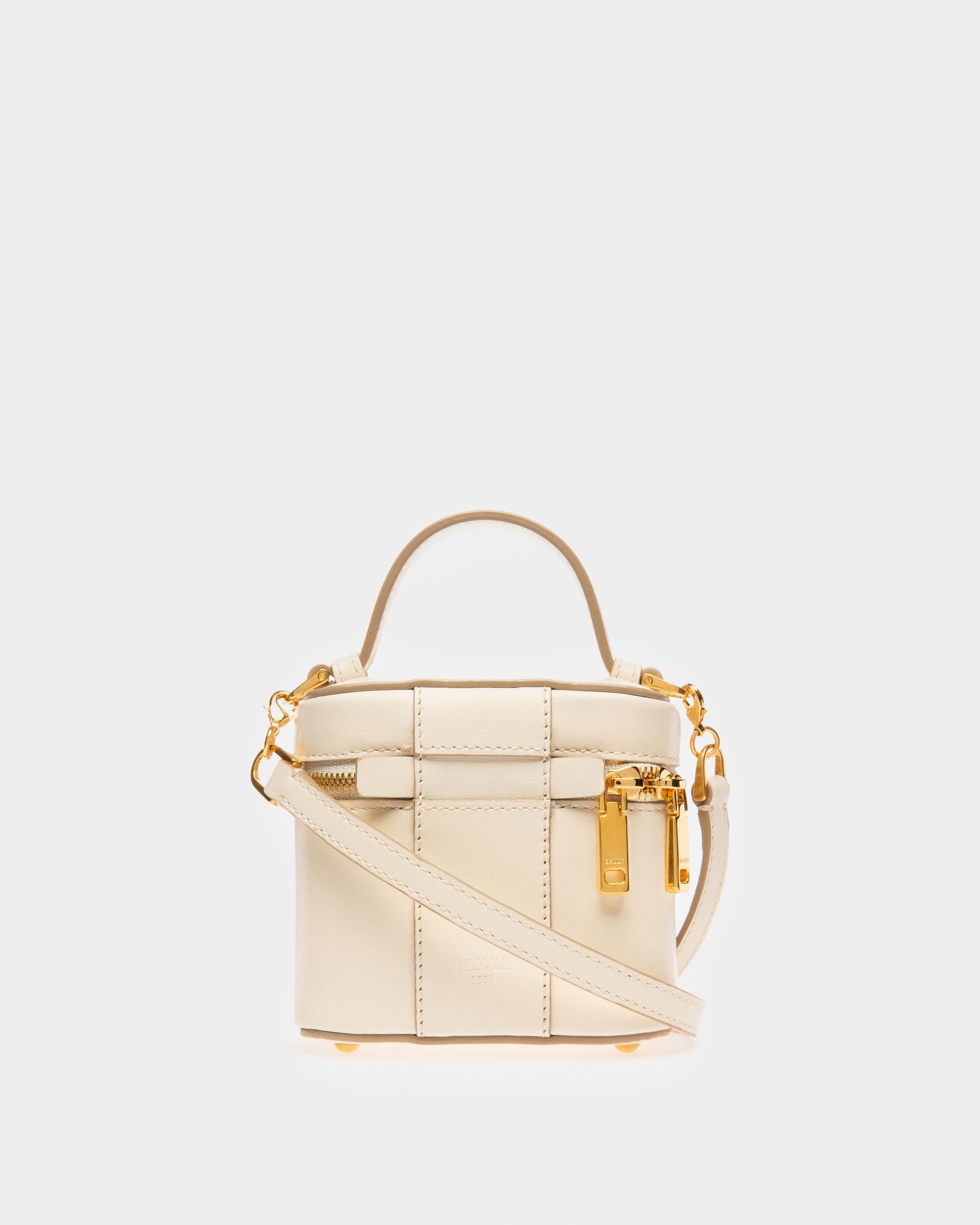 Beys Vanity Case In Pelle Avorio - Donna - Bally - 03