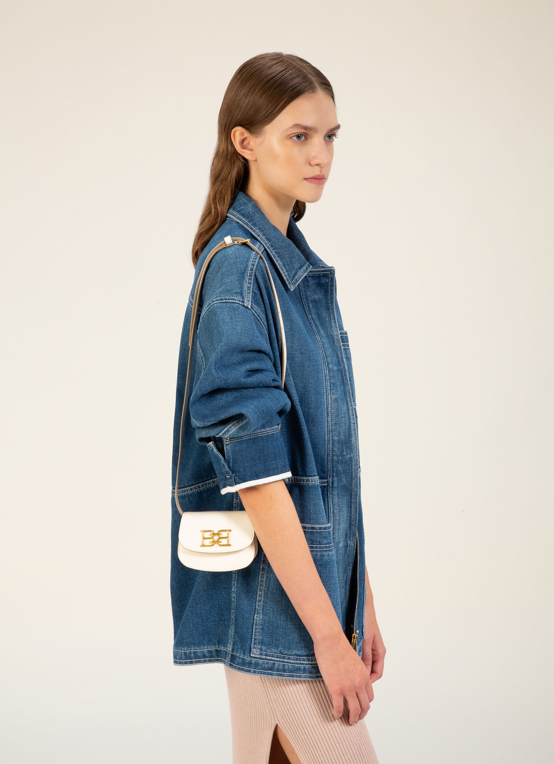 Baily Xs Accessorio In Pelle Avorio - Donna - Bally - 05