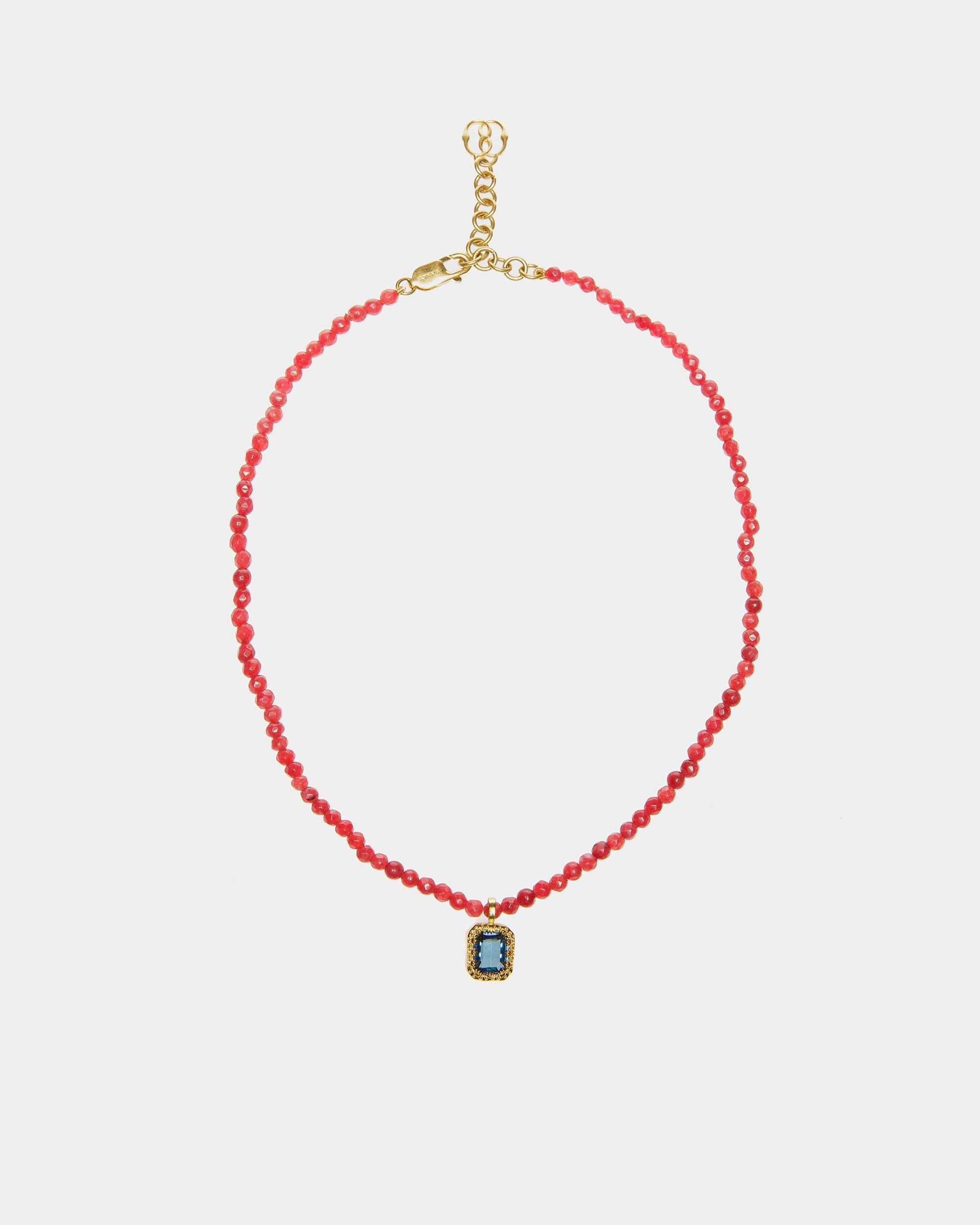 Collana A Catenina Con Perline In Rosso - Donna - Bally - 01