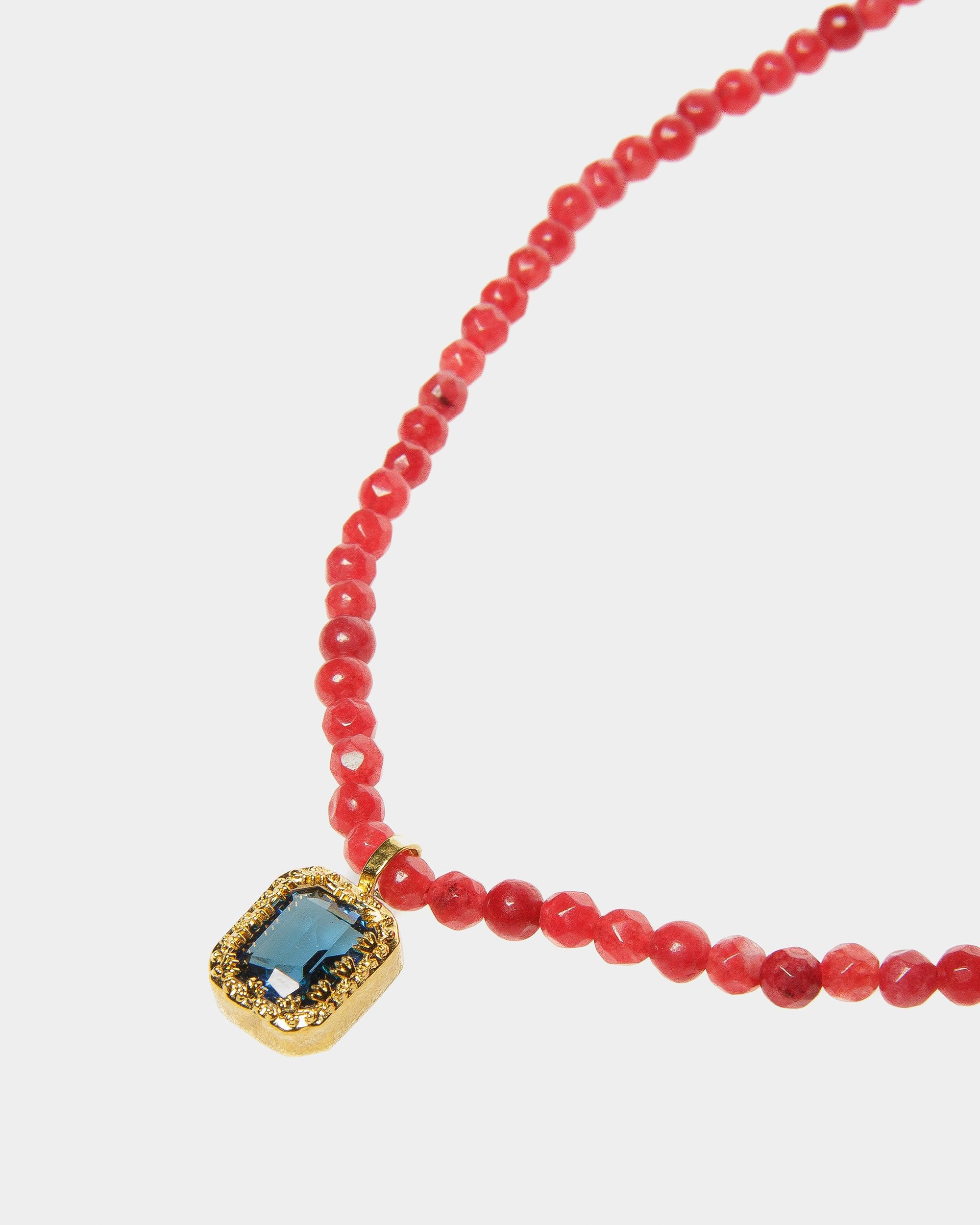 Collana A Catenina Con Perline In Rosso - Donna - Bally - 03
