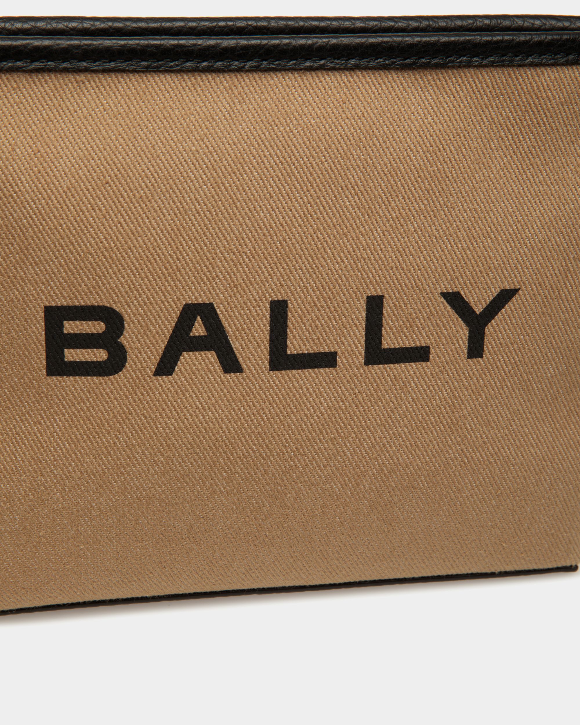 Bustina Con Zip Bar In Tela E Pelle - Donna - Bally - 04