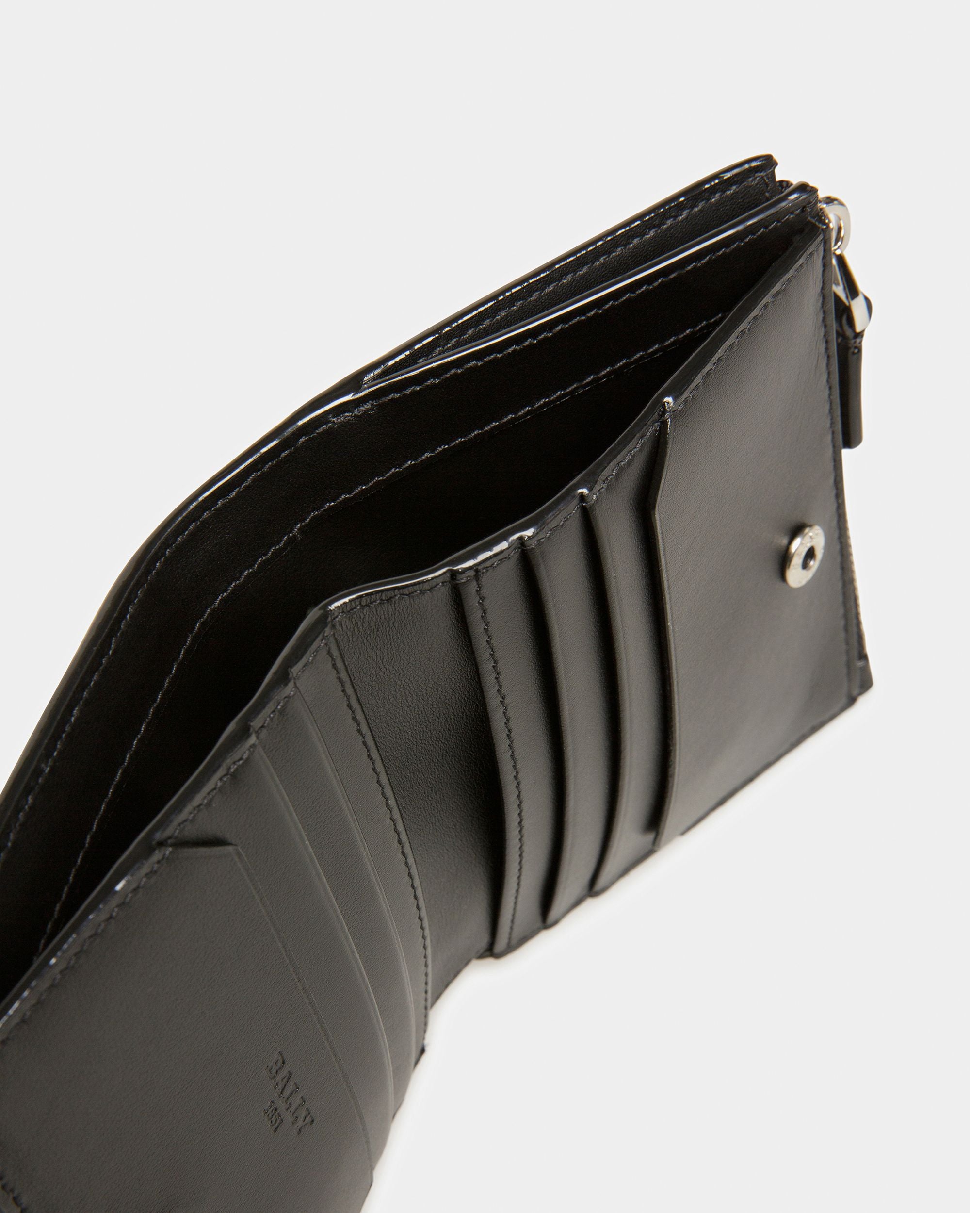 Axeel Portafoglio In Pelle Nera - Donna - Bally - 04