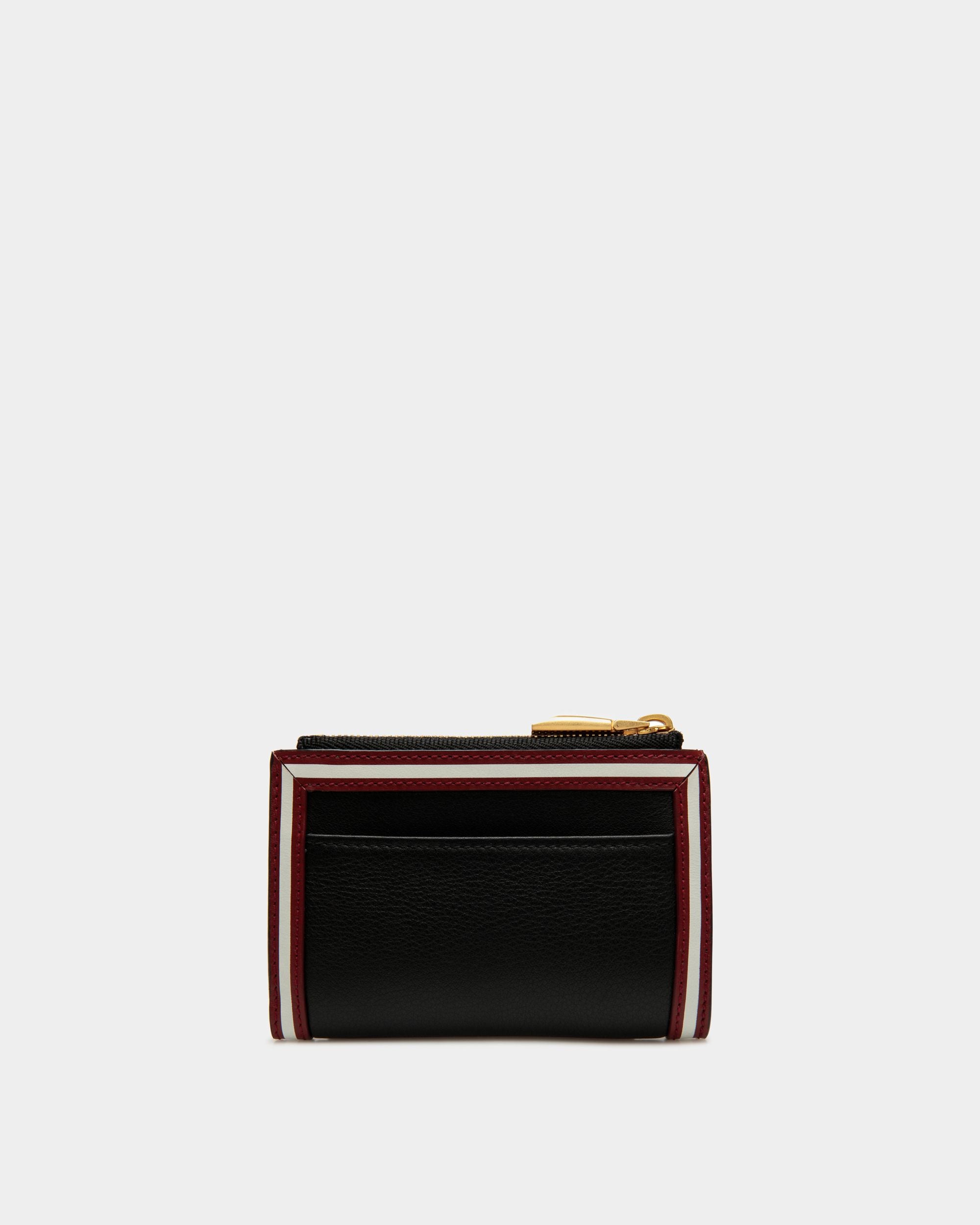 Portafoglio Code In Pelle Nera - Donna - Bally - 02