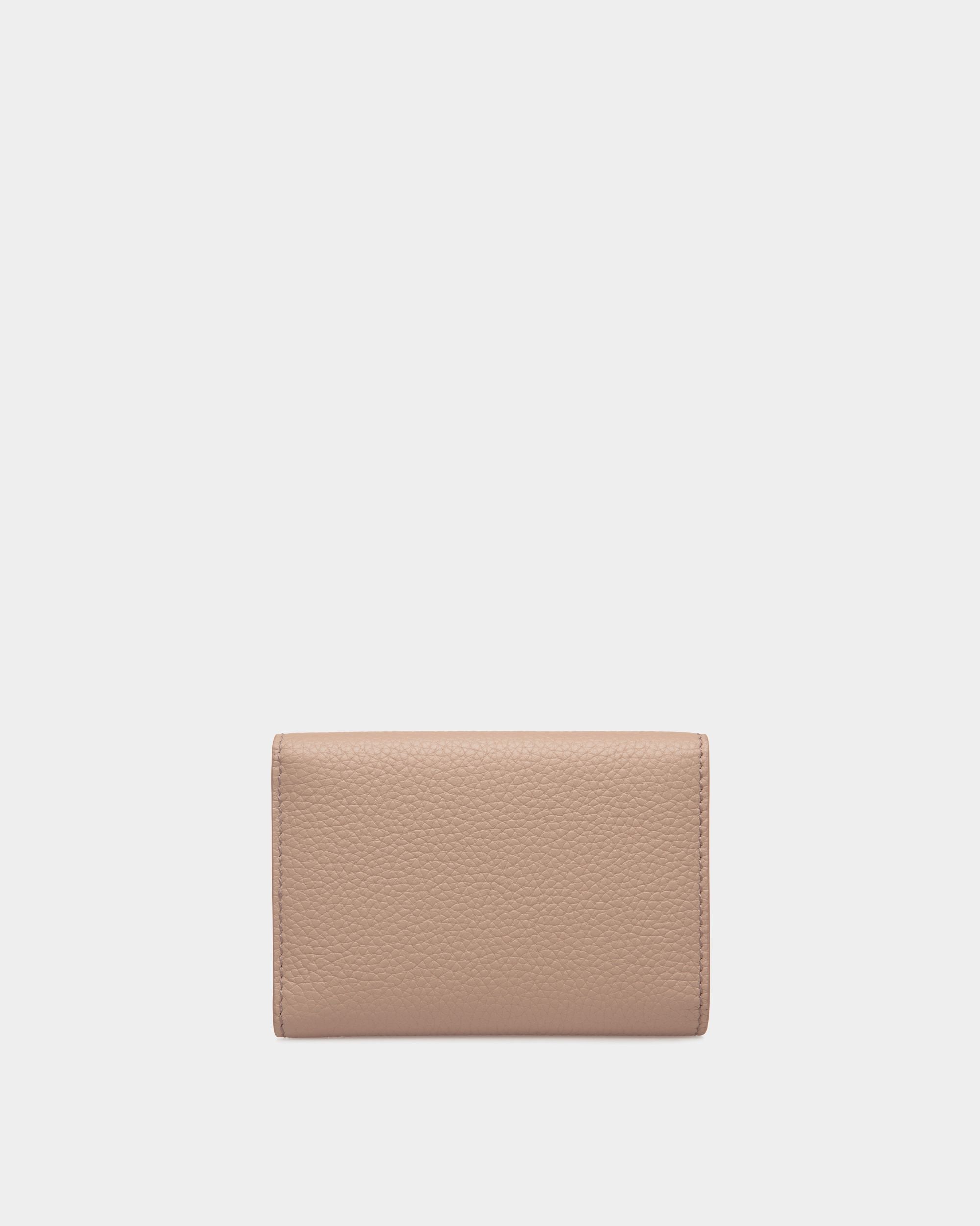 Portafoglio Lock Me In Pelle Granata Light Beige - Donna - Bally - 02