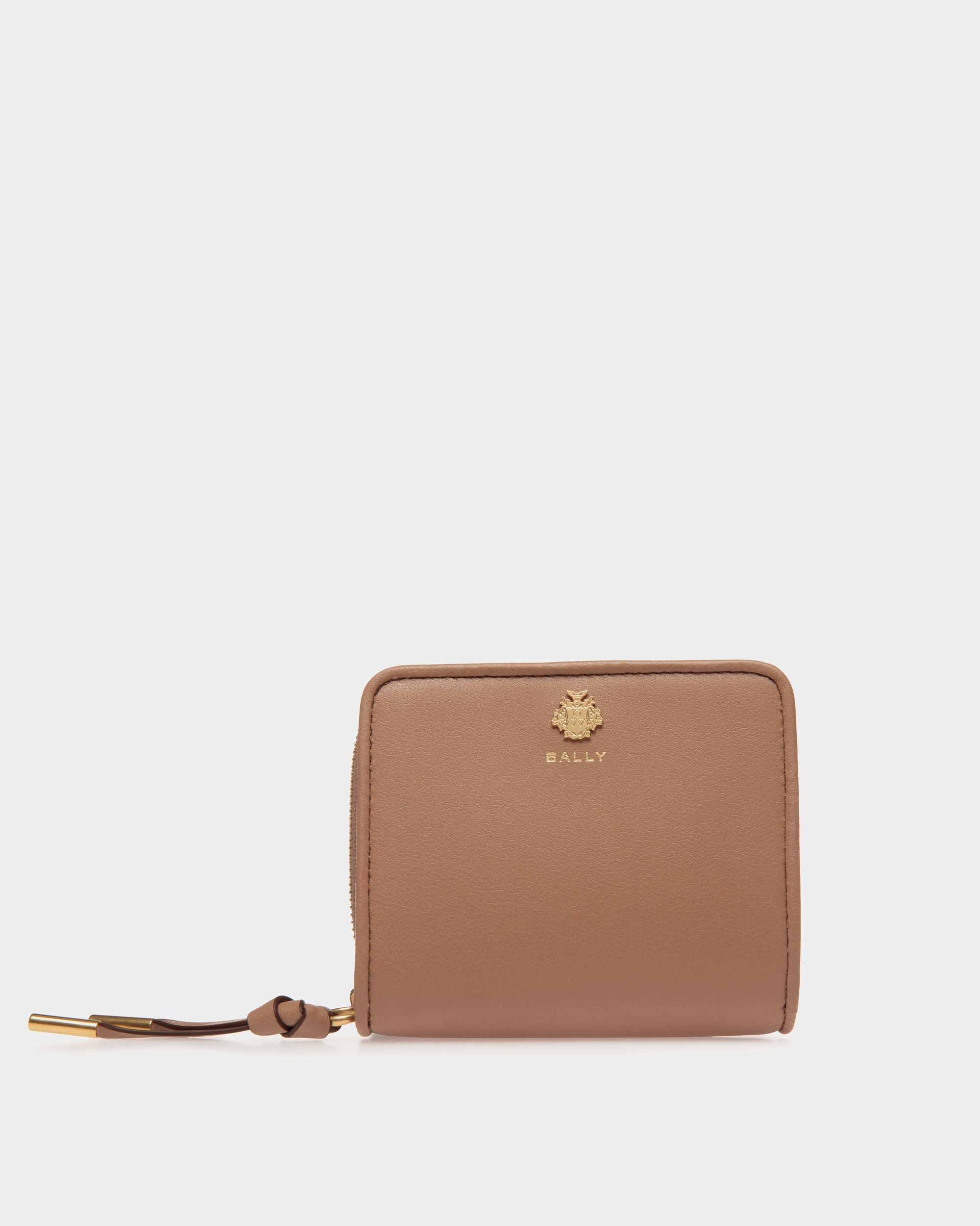 Portafoglio Bally Essential In Pelle Praline Beige - Donna - Bally - 01