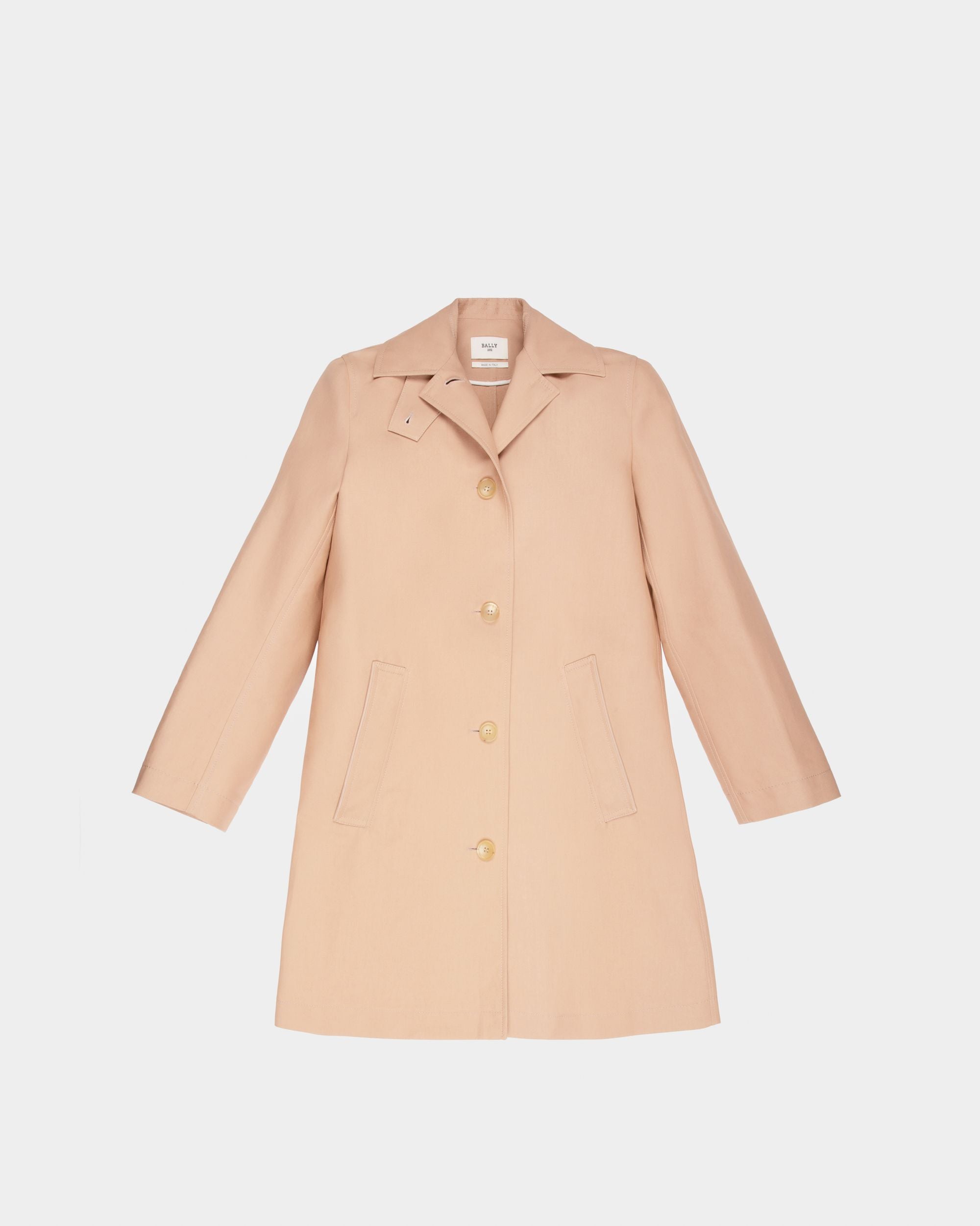 Cappotto In Cotone Rosa - Donna - Bally - 01