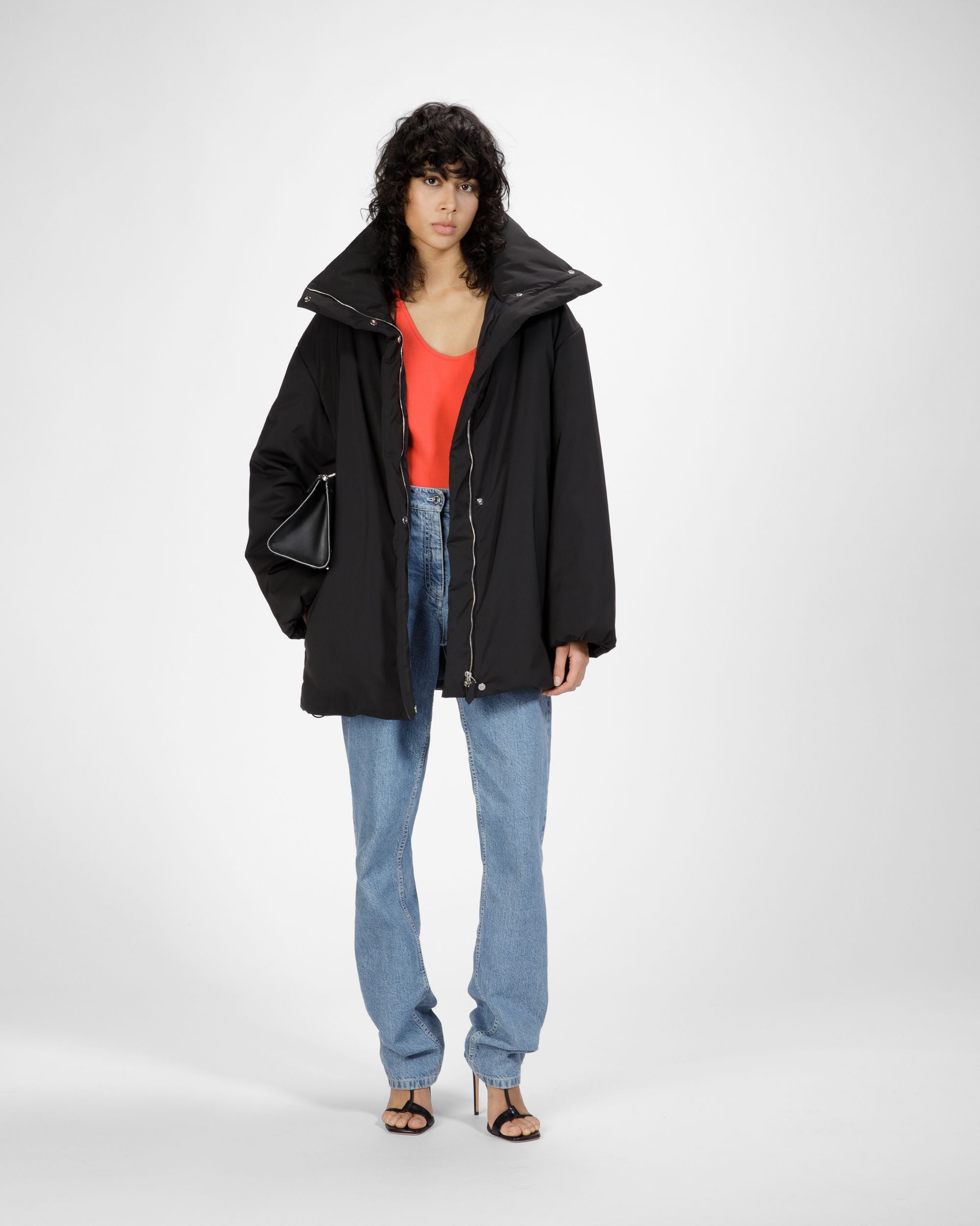 Cappotto Imbottito In Poliestere Nero - Donna - Bally - 05