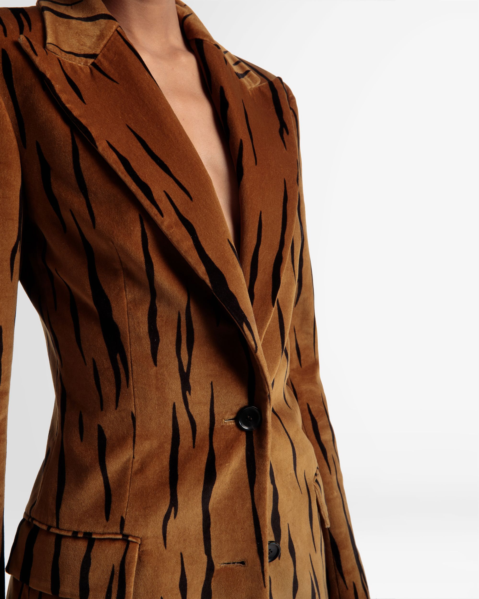 Blazer Stampato In Velluto - Donna - Bally - 03