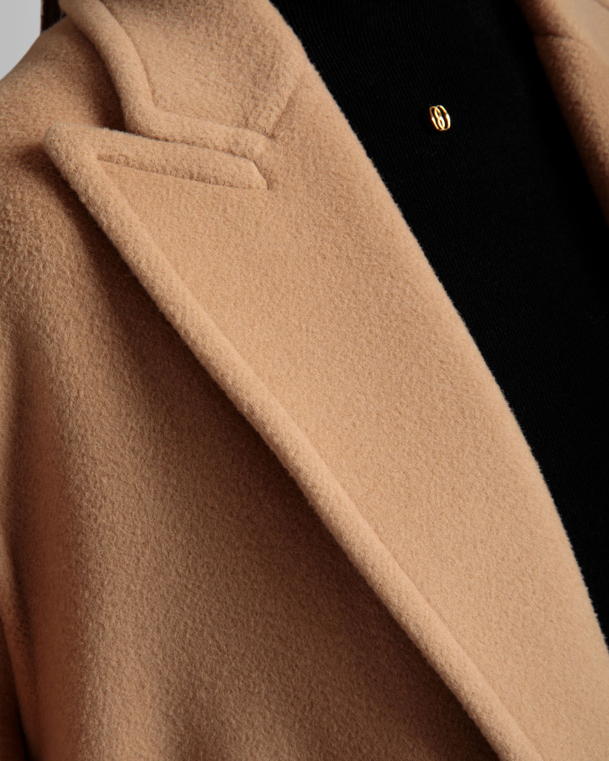 Cappotto Monopetto In Misto Lana E Cachemire Color Cammello - Donna - Bally - 04