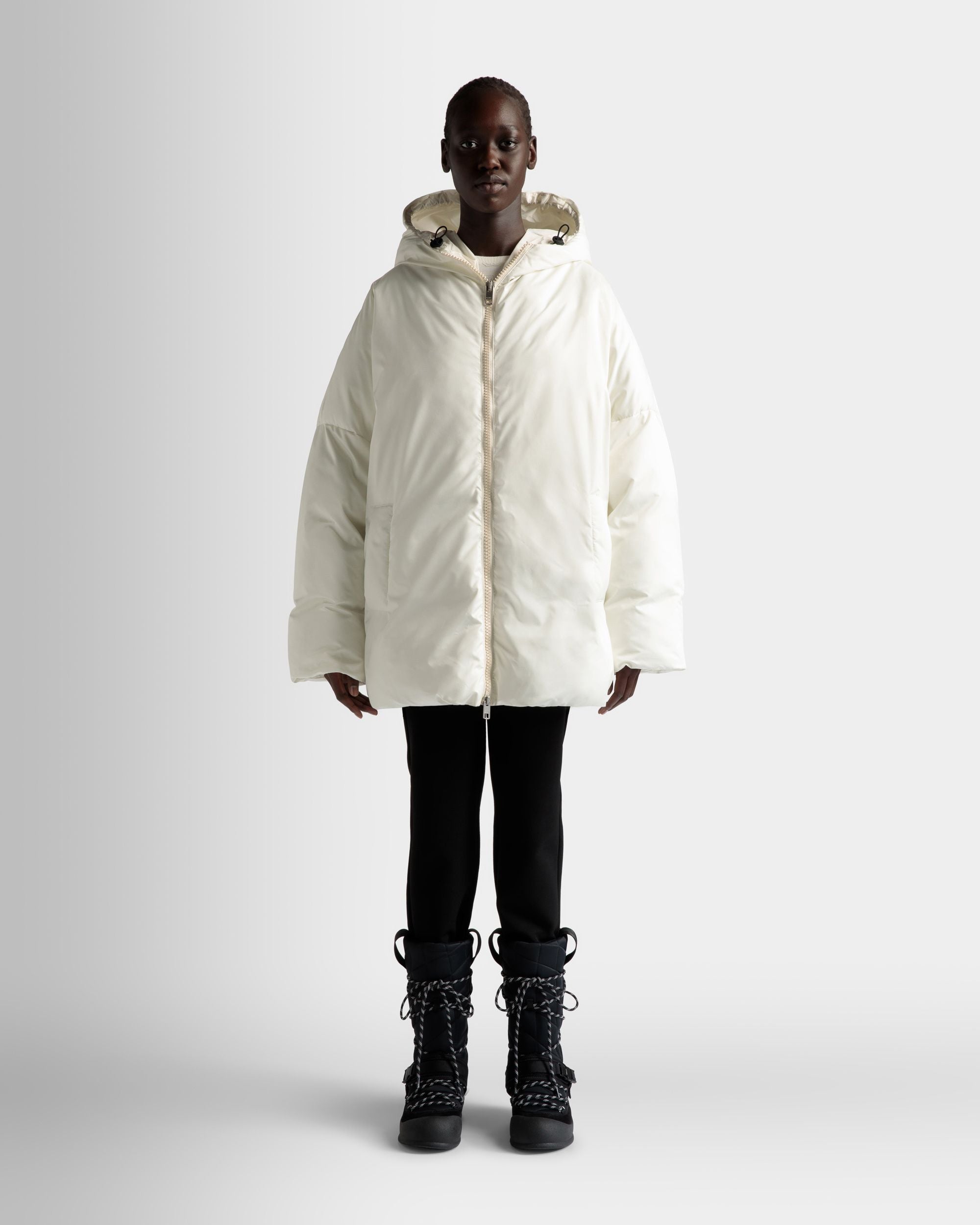 Piumino In Nylon Bianco - Donna - Bally - 02