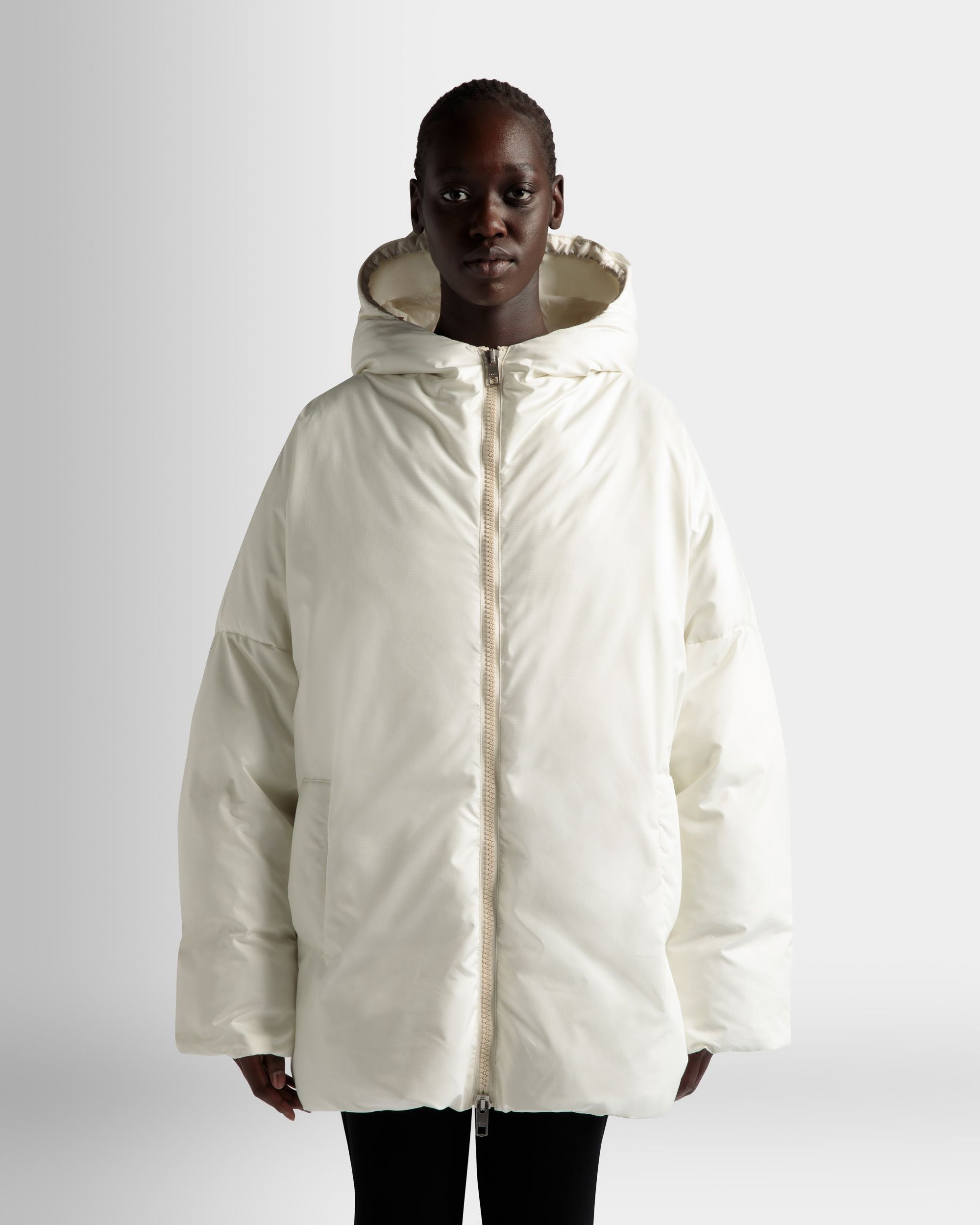 Piumino In Nylon Bianco - Donna - Bally - 03