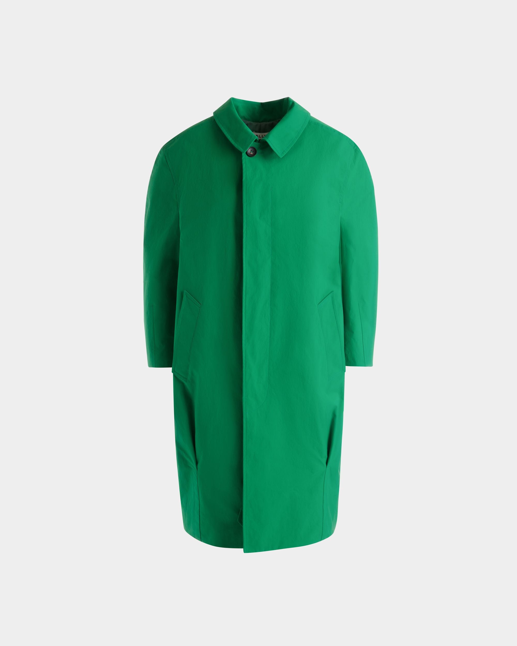 Cappotto In Poliestere Emerald Green - Donna - Bally - 01