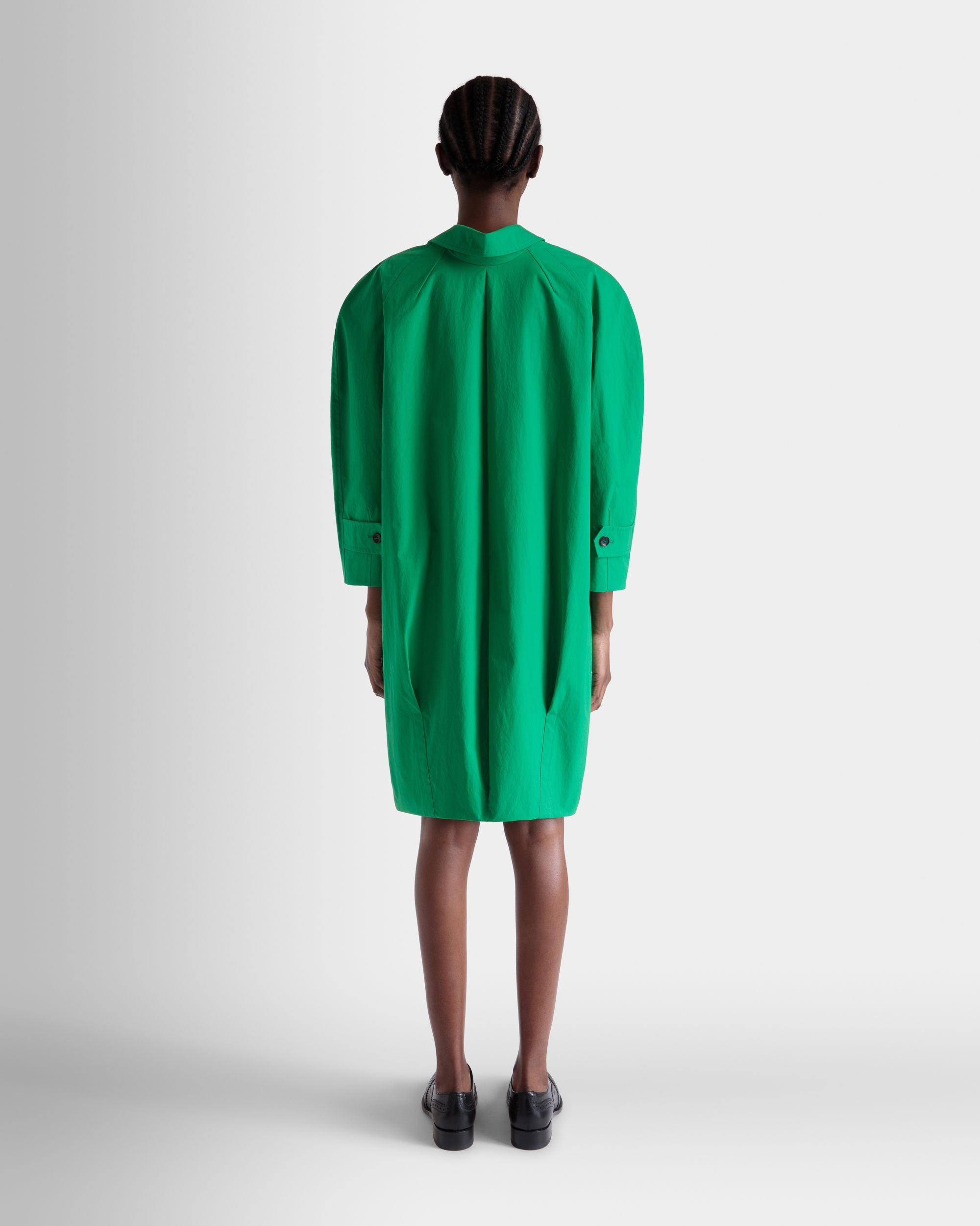 Cappotto In Poliestere Emerald Green - Donna - Bally - 06